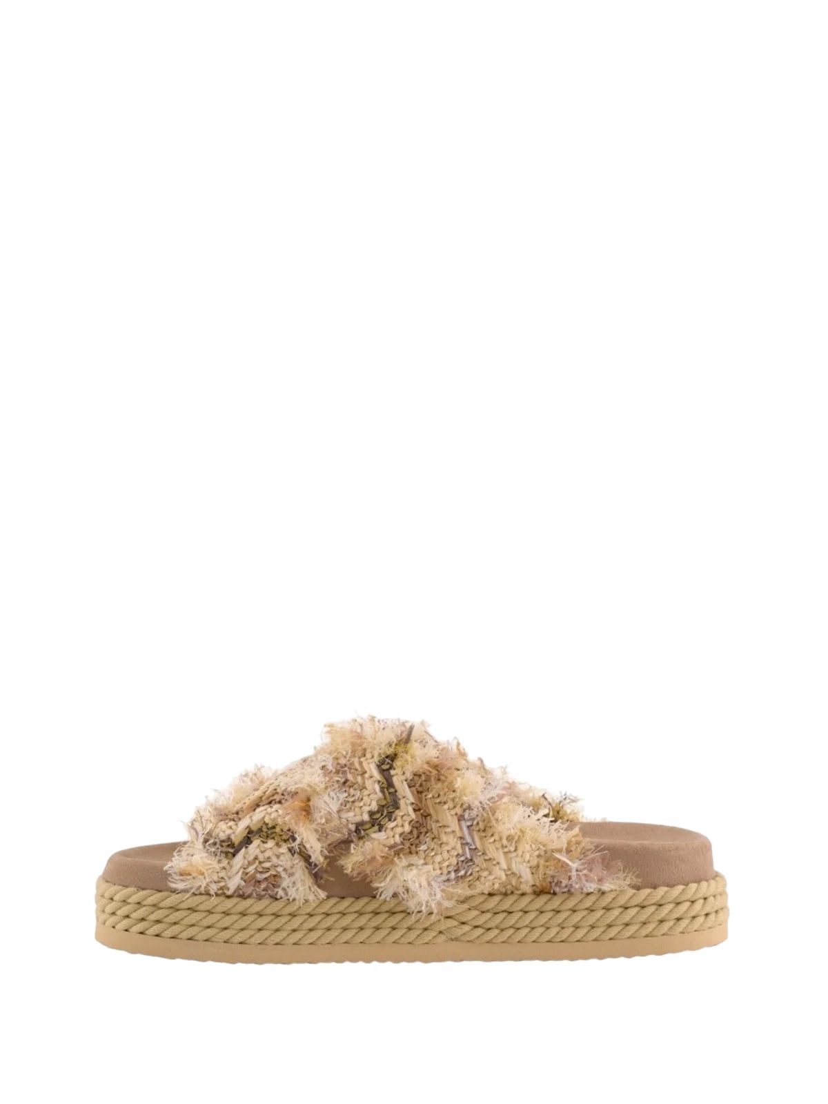 CRISS-CROSS ROPE SANDAL RAFFIA/FERRA #FRTER MOU Shoes MU.SW451011K/FRTER