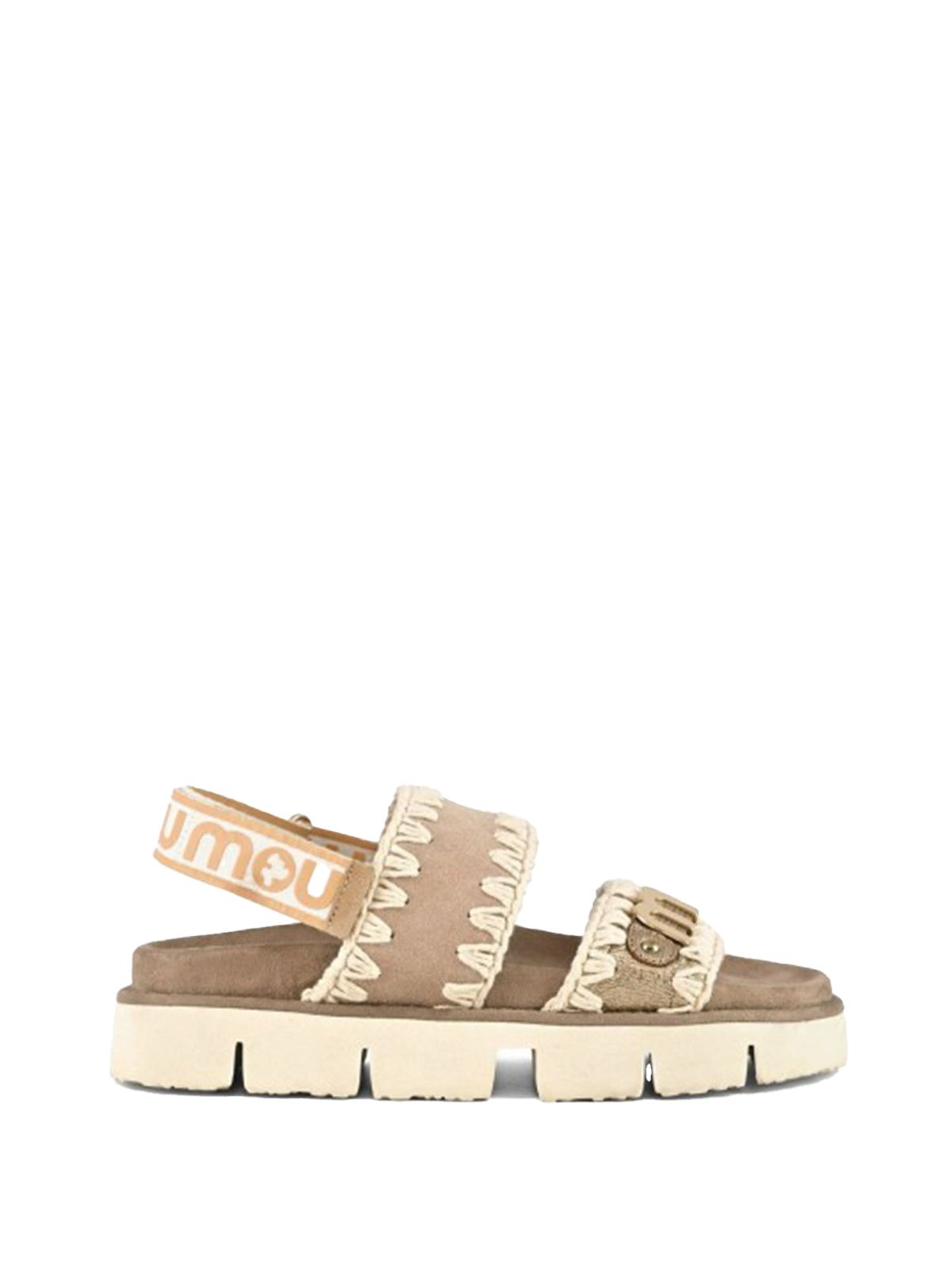 BIO SANDAL LOGO METALLIC LIZARD GOLD #MLIGO MOU Shoes MU.SW461001C/MLIGO