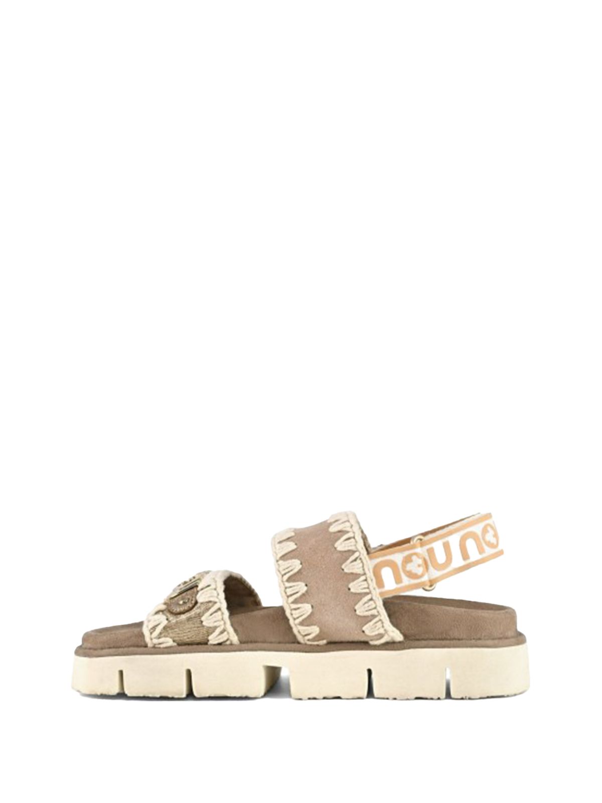 BIO SANDAL LOGO METALLIC LIZARD GOLD #MLIGO MOU Shoes MU.SW461001C/MLIGO