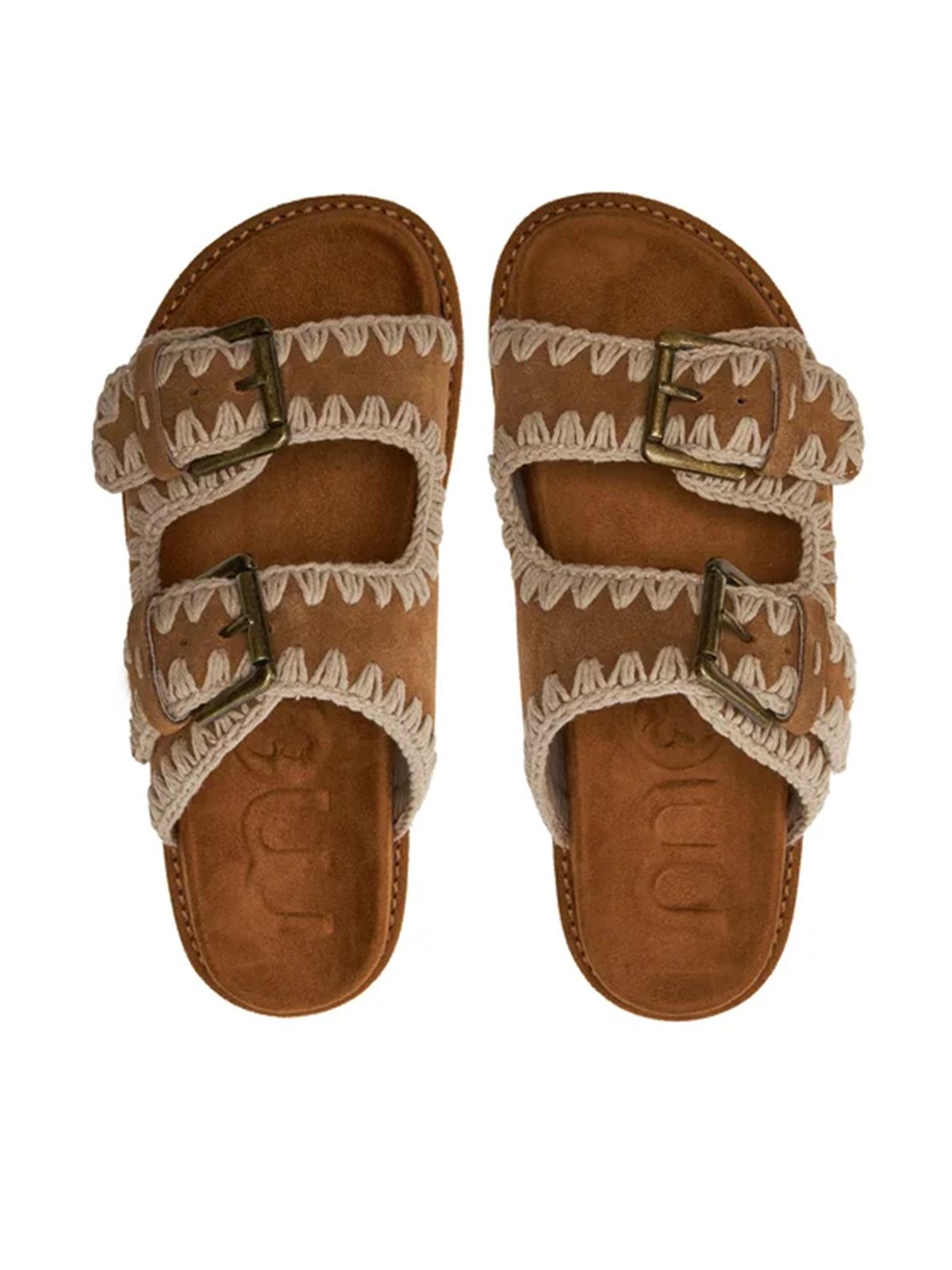 BIO SANDAL TWO BUCKLES COGNAC #COG MOU Shoes MU.SW461005A/COG