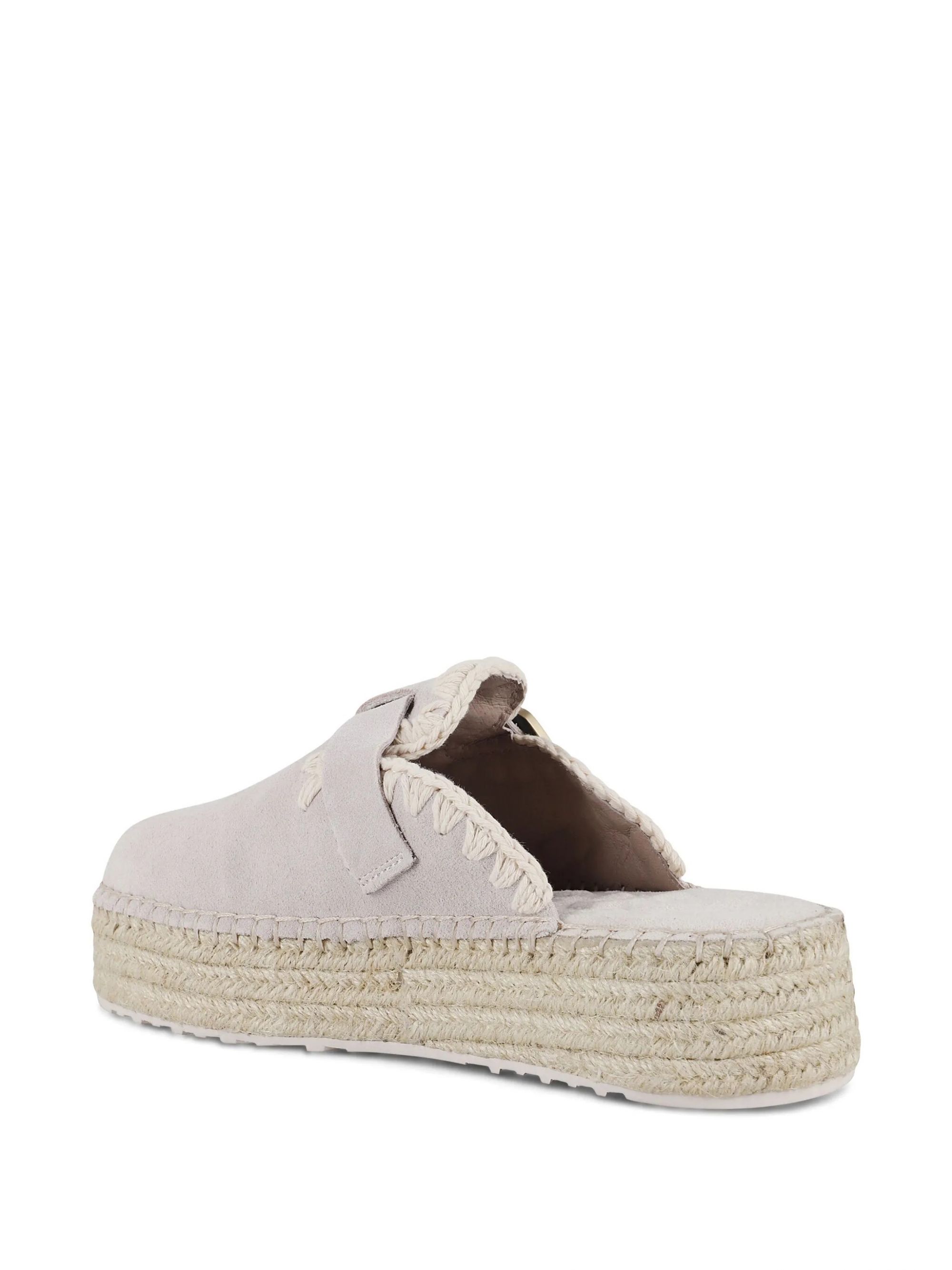 JUTE CLOG PLAIN SUEDE #CHLK MOU Shoes MU.SW641000A/CHLK