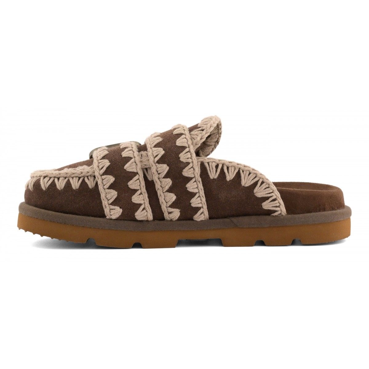 LOW BIO SABOT TWO BUCKLES #DPBRO MOU Scarpe MU.SW631003A/DPBRO