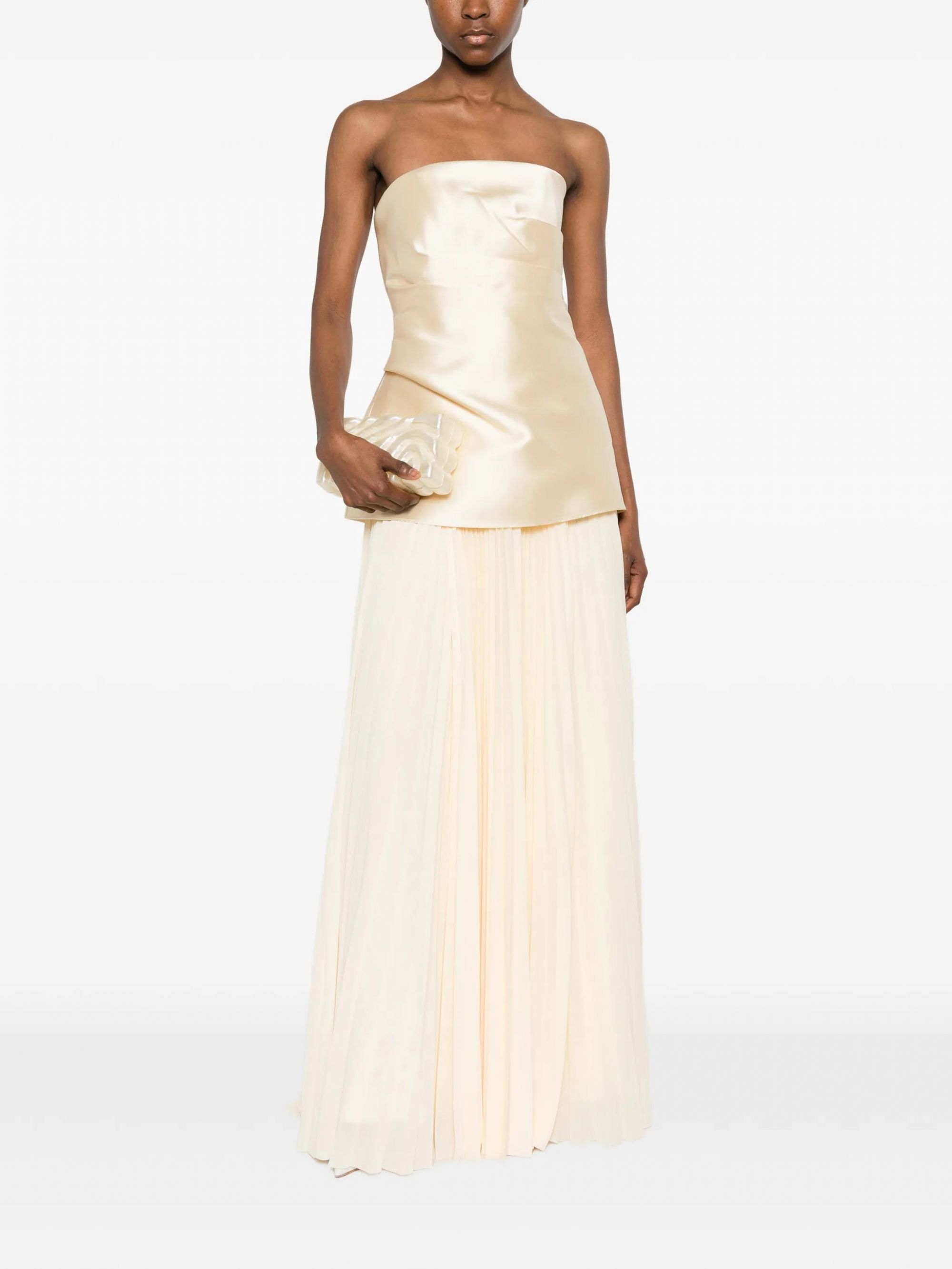 CLAUDETTE MAXI DRESS #PEARL  SOLACE LONDON Dress OS47033