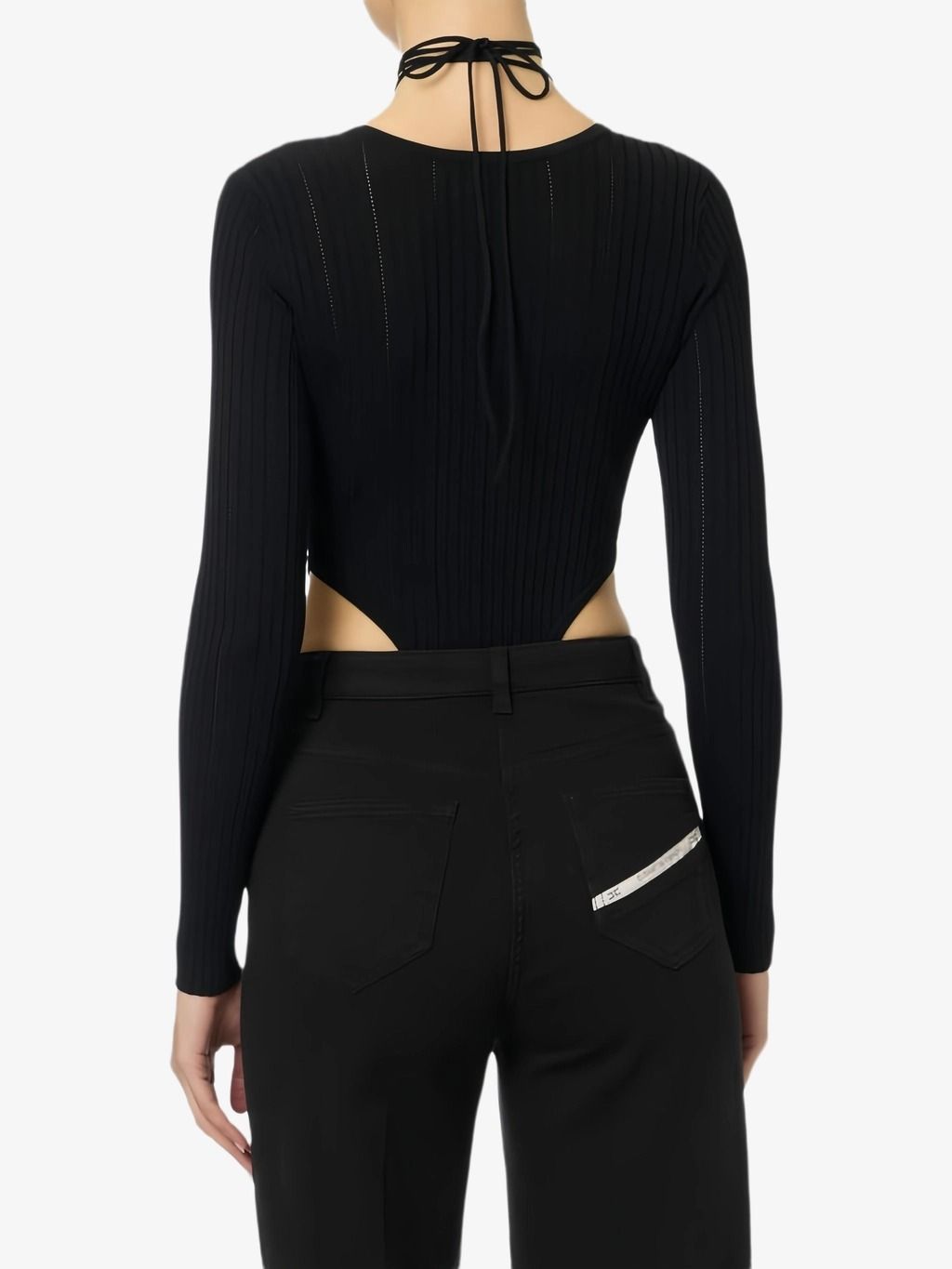 BODY TRICOT NERO #110 ELISABETTA FRANCHI Top BK83S61E2