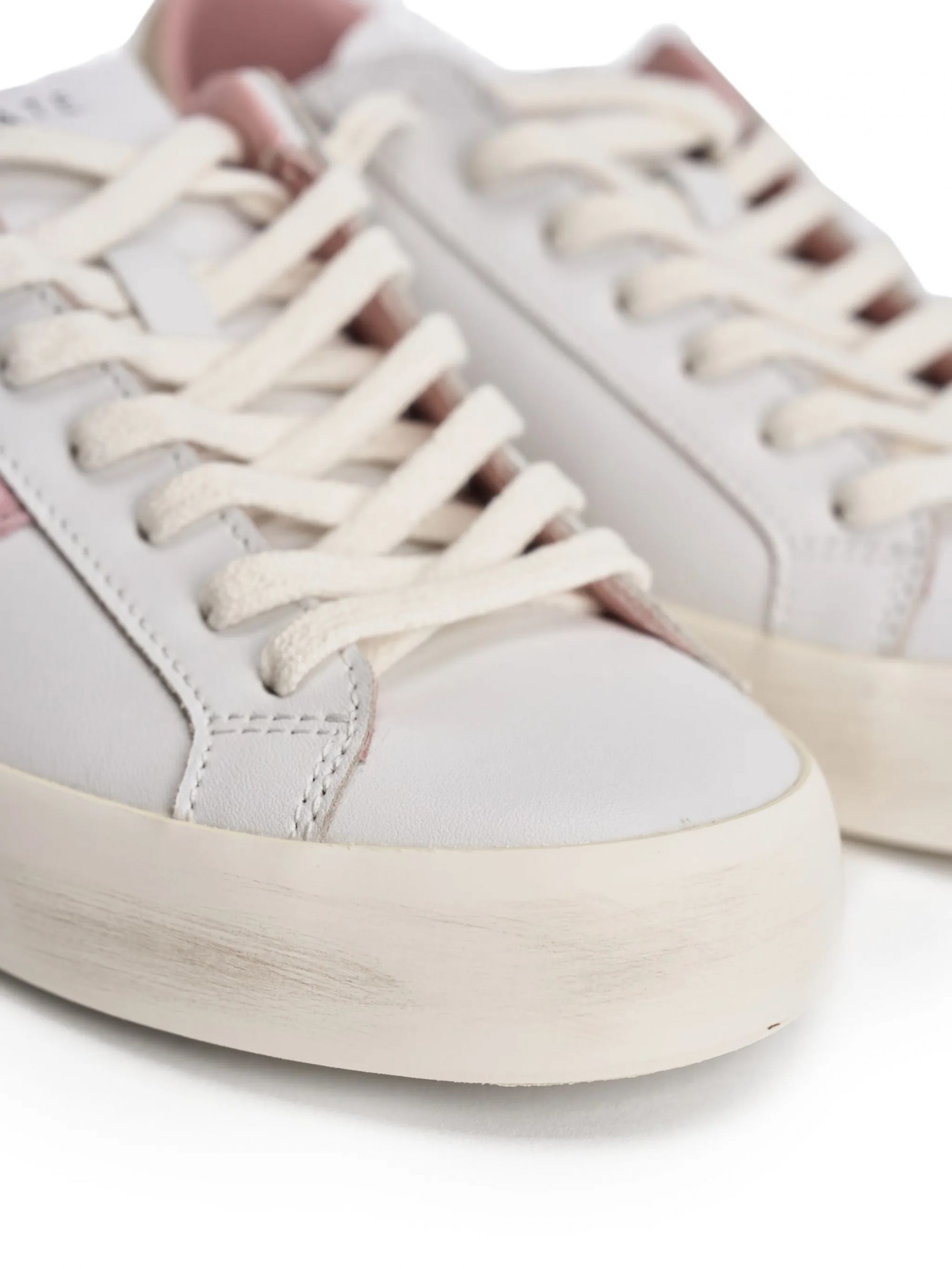 HILL LOW CALF #WHITE PLATINUM D.A.T.E. Scarpe W441 HL CA WM