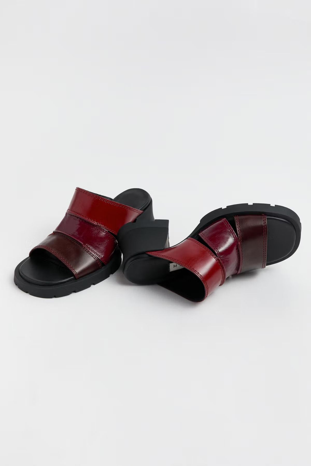 JADZIA BURGUNDY RED #BURGU MIISTA Scarpe E8_4106