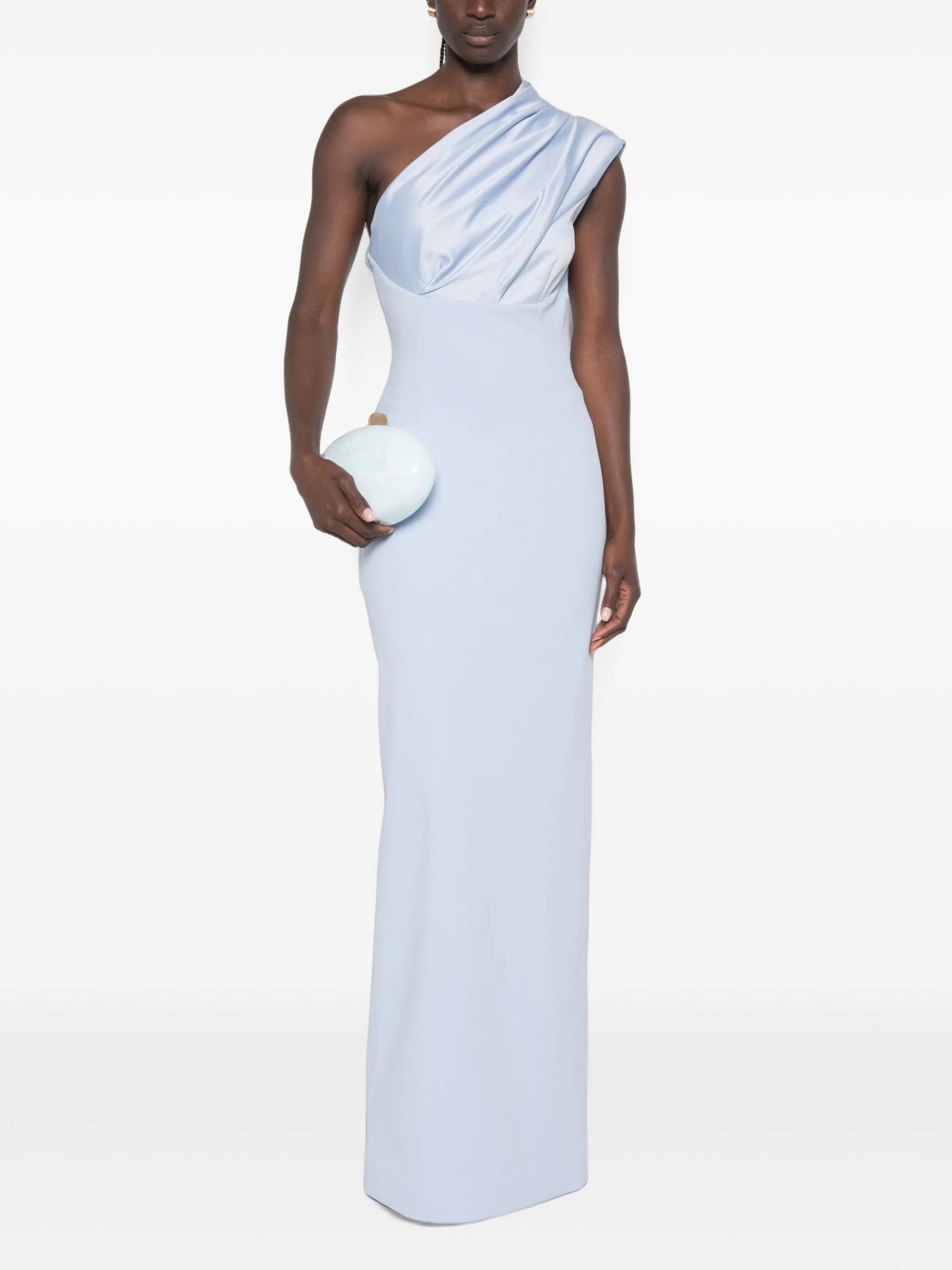 GRACIE MAXI DRESS #LIGHT BLUE SOLACE LONDON Dress OS48019