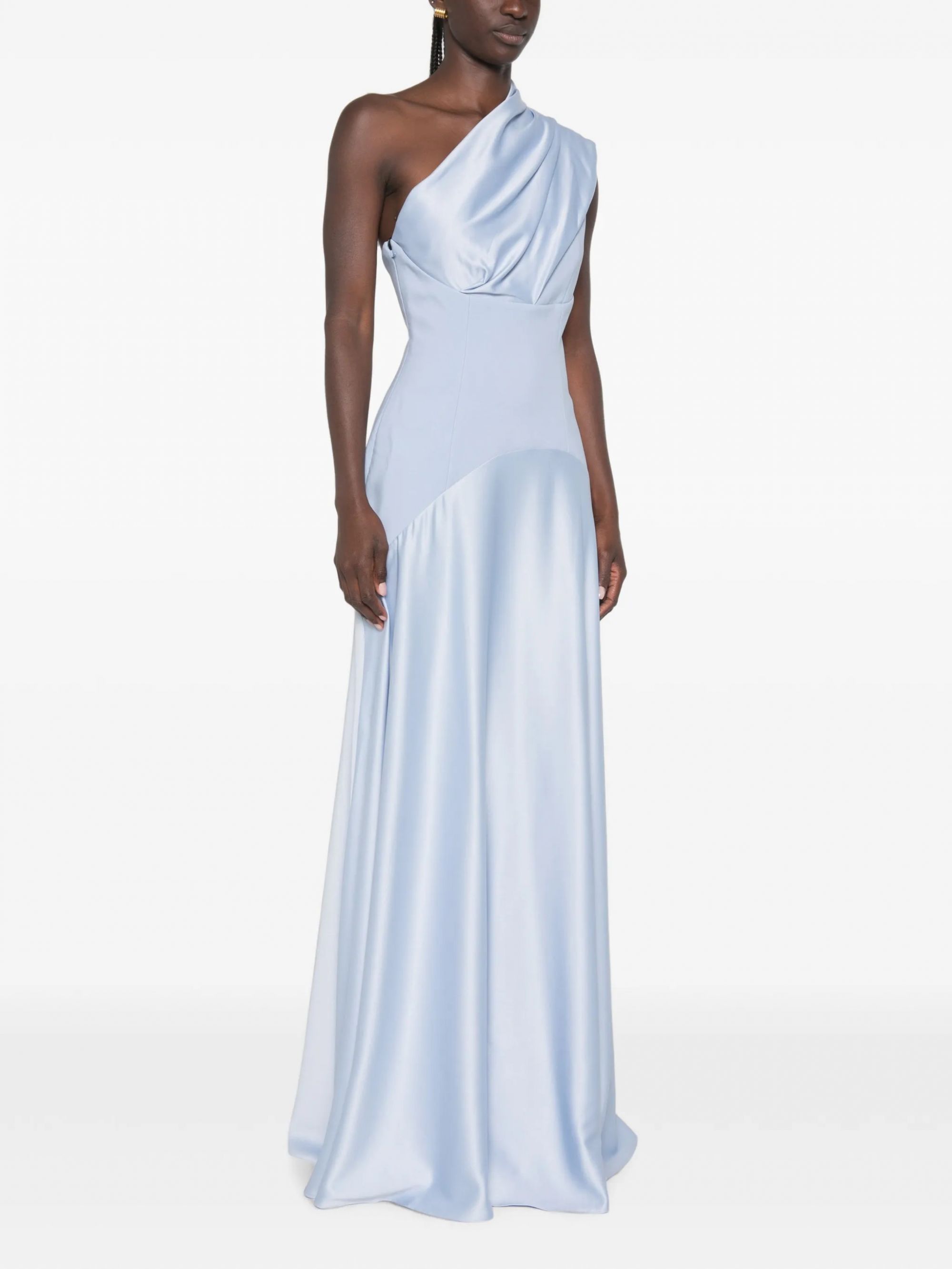 GABRIELA MAXI DRESS #LIGHT BLUE SOLACE LONDON Dress OS48013