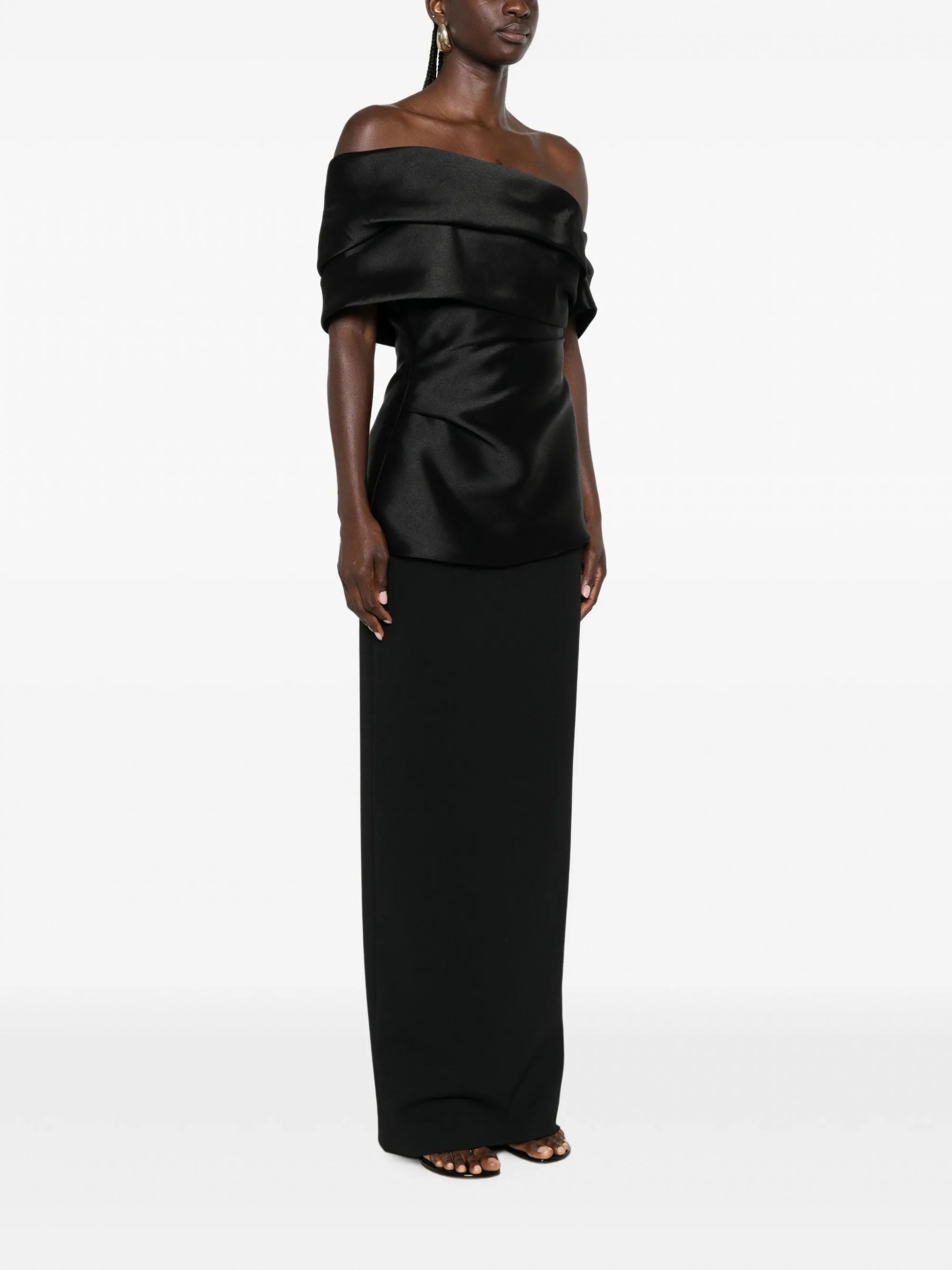 LUCINE MAXI DRESS #BLACK SOLACE LONDON Dress OS48039