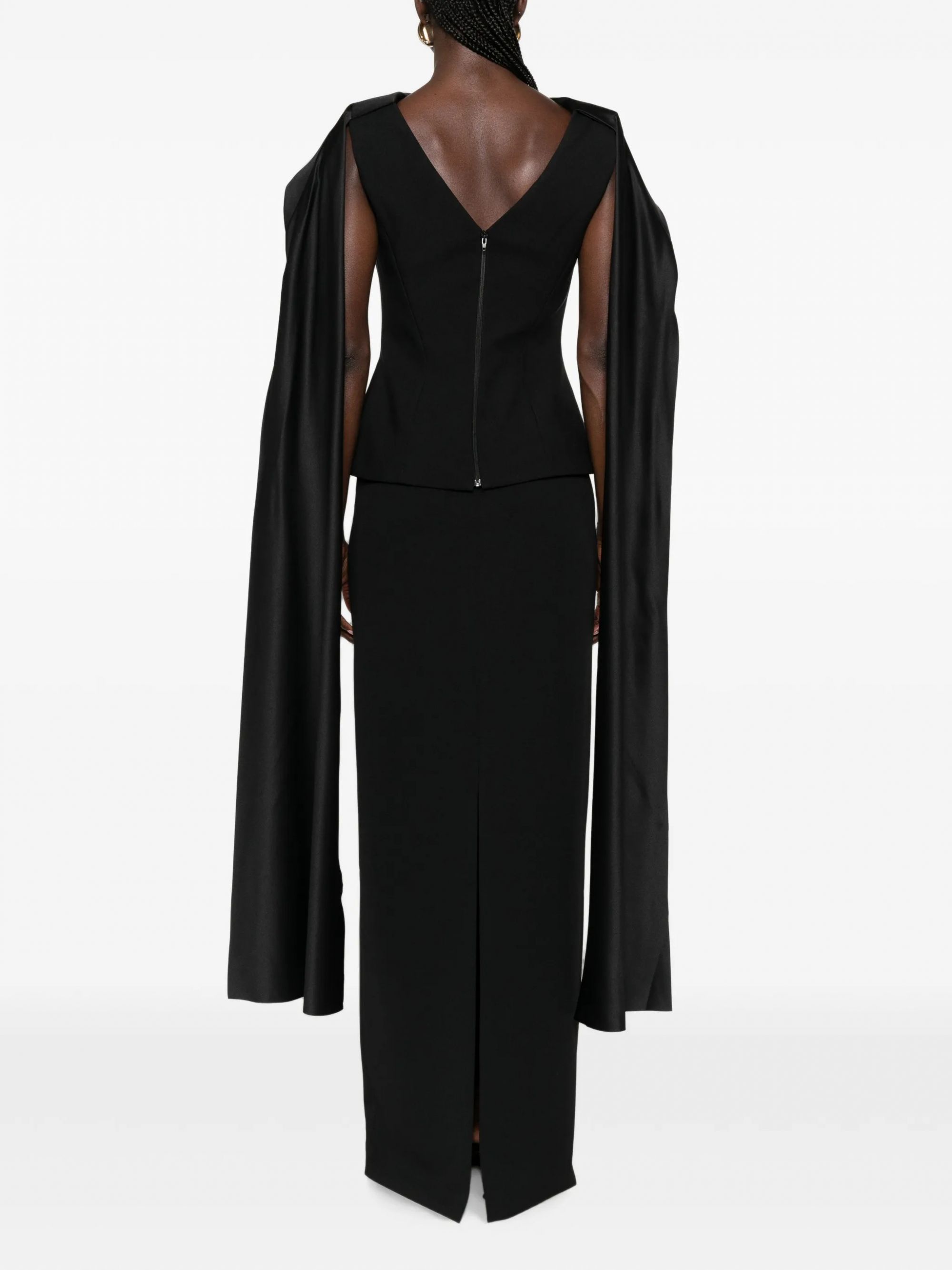 ANNIE MAXI DRESS #BLACK SOLACE LONDON Dress OS48040