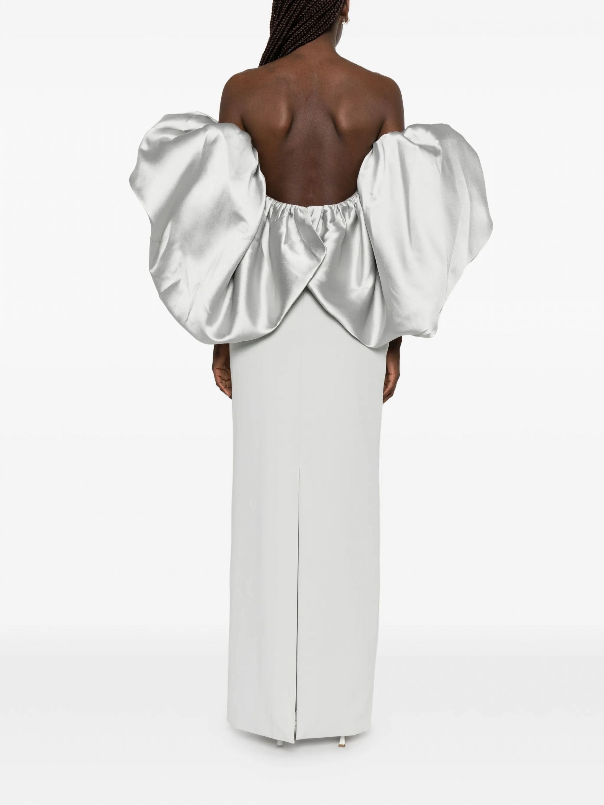 FLORIS MAXI DRESS #SILVER SOLACE LONDON Dress OS43018