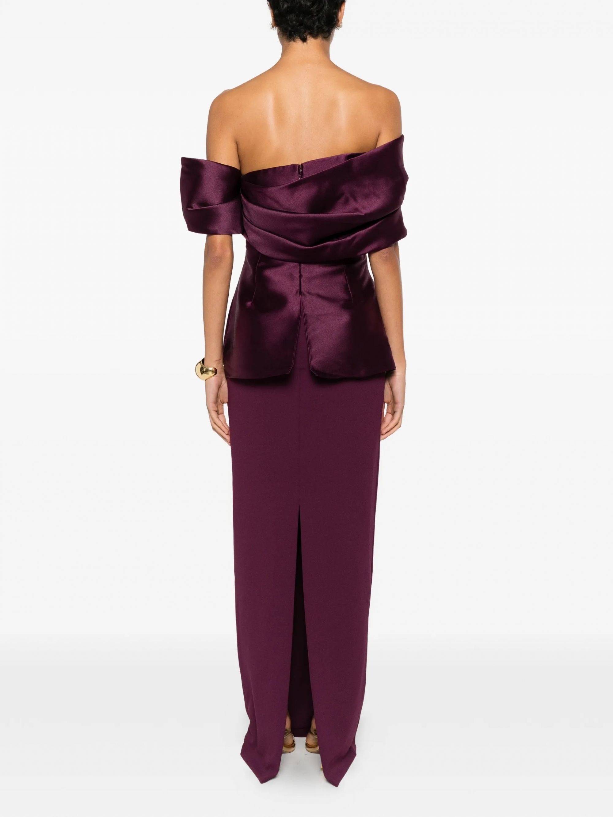 LUCINE MAXI DRESS #GRAPE SOLACE LONDON Dress OS48039