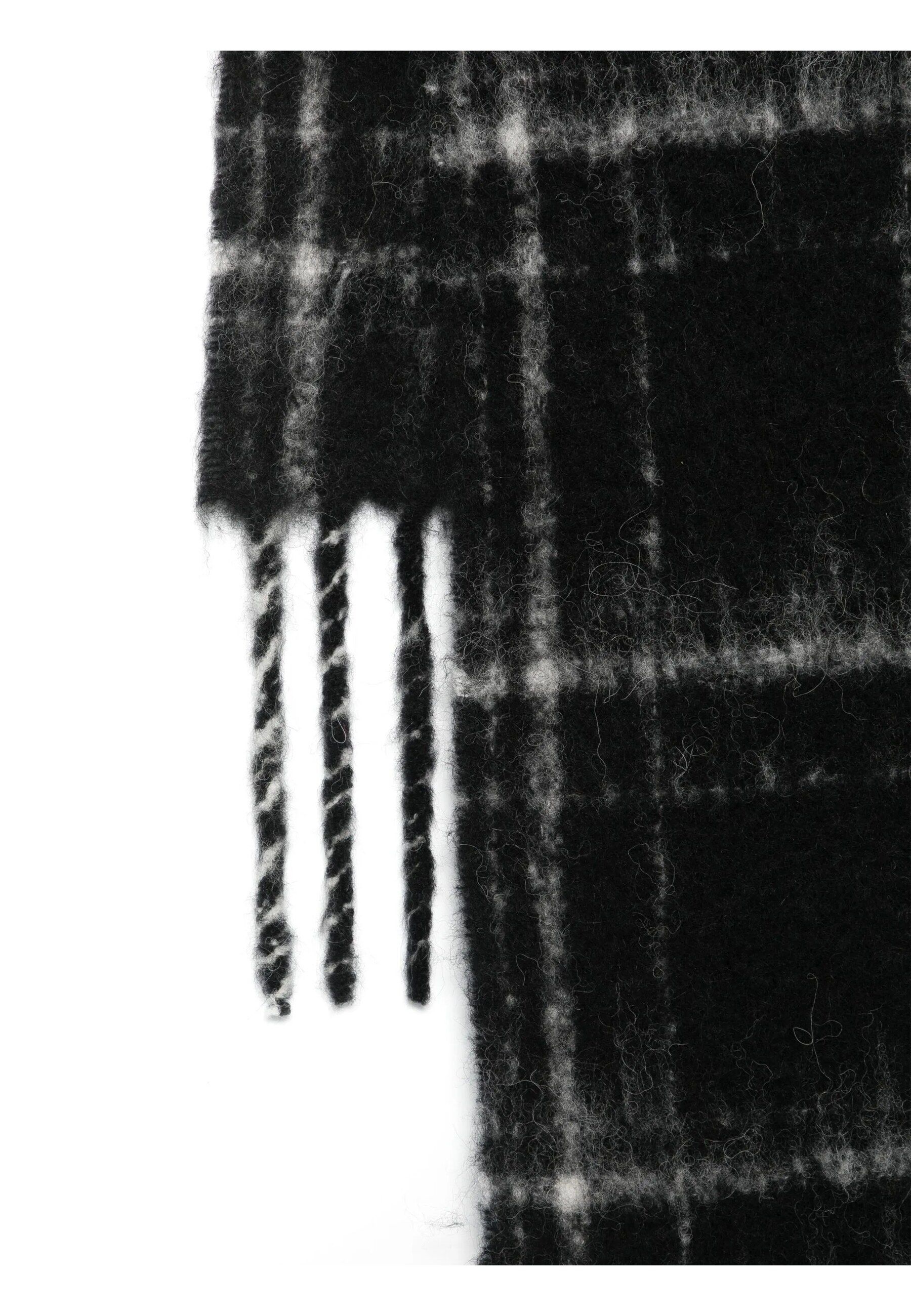 ESTATE SCARF #BLACK FUZZY ALPACA CHECK OUR LEGACY Accessories A4248EBF