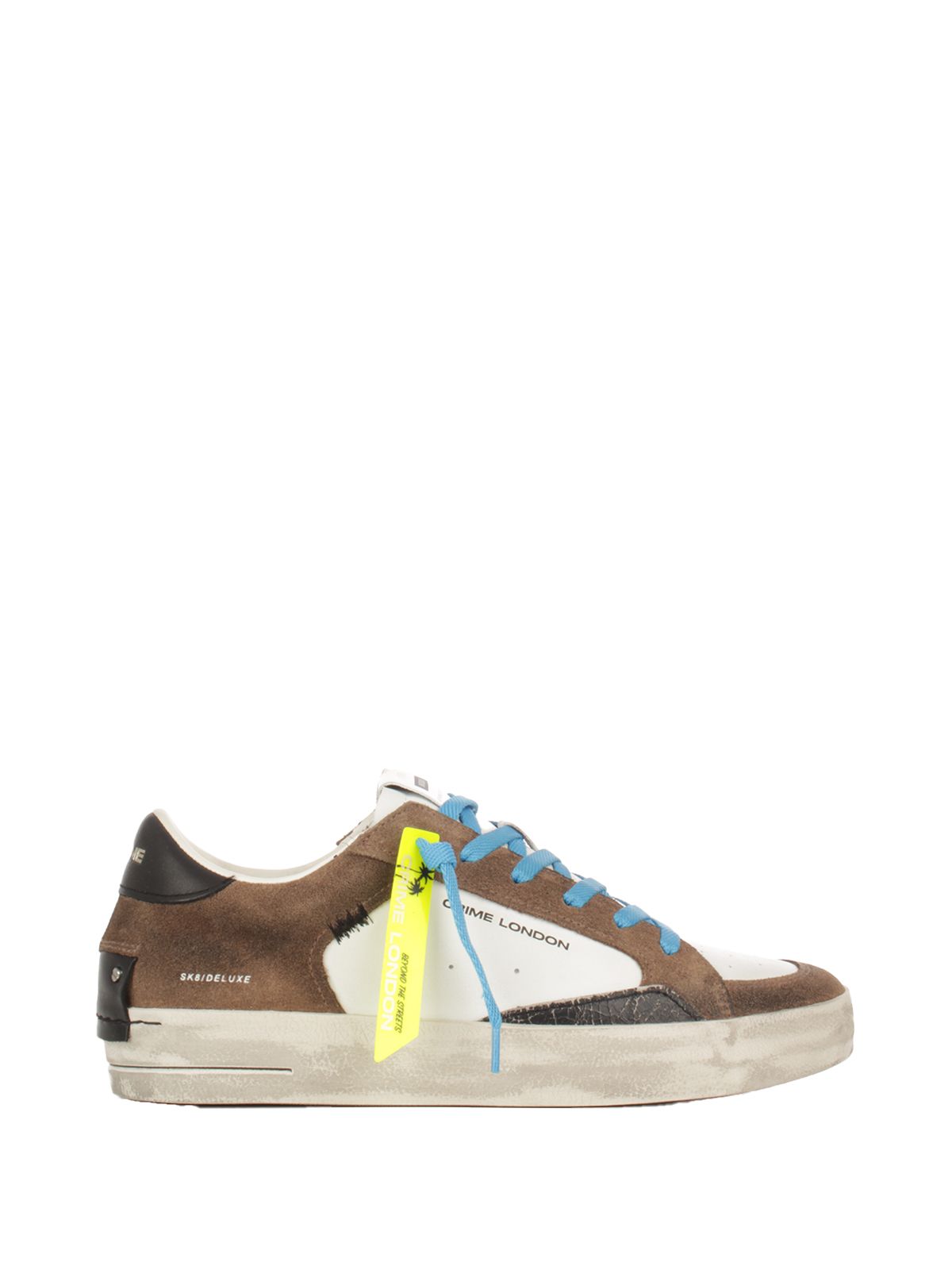 SK8 DELUXE BROWN #60 CRIME LONDON Scarpe 11107