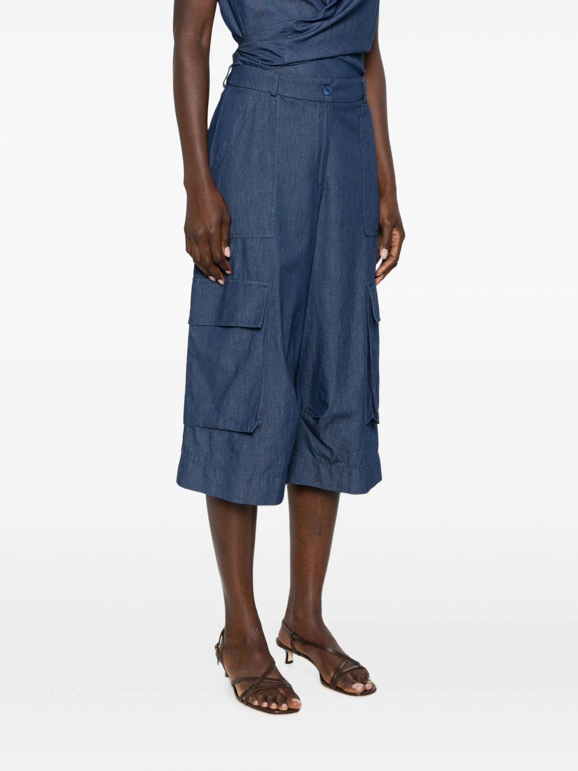 CULOTTES #BLUE MOUTAKI Trousers 26 03 35