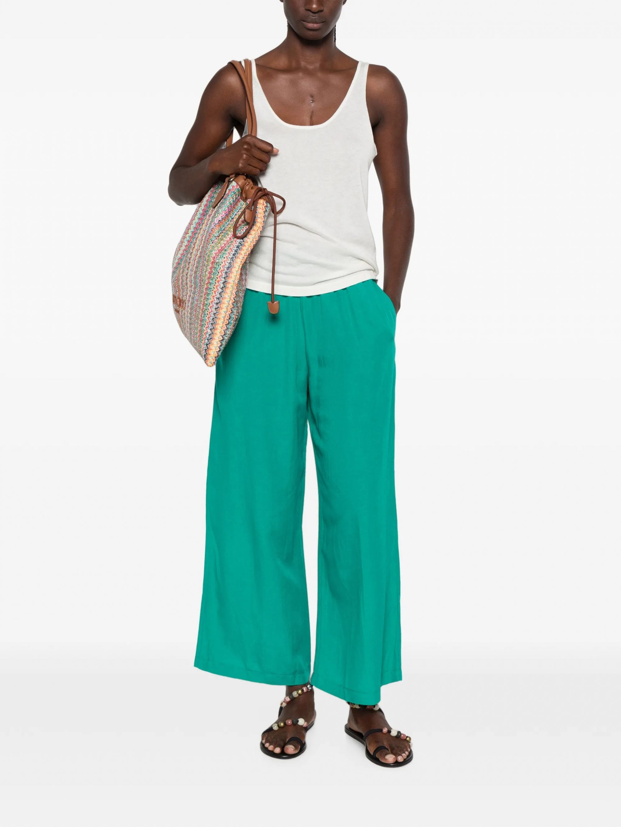 TROUSERS #GREEN MOUTAKI Trousers 26 03 50