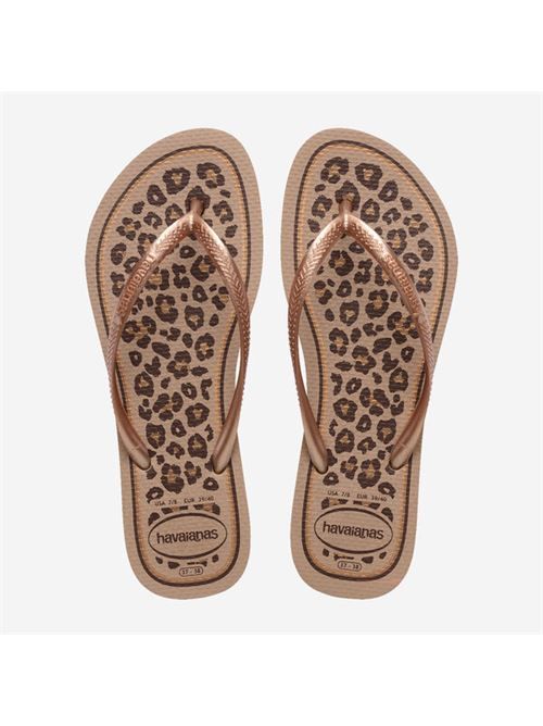 SLIM ANIMALS ROSE GOLD II #5282 HAVAIANAS Scarpe 41033525282