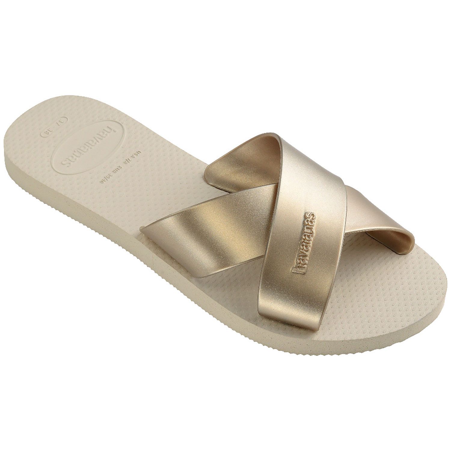 AQUA METALLIC BEIGE #0121 HAVAIANAS Scarpe 41488660121