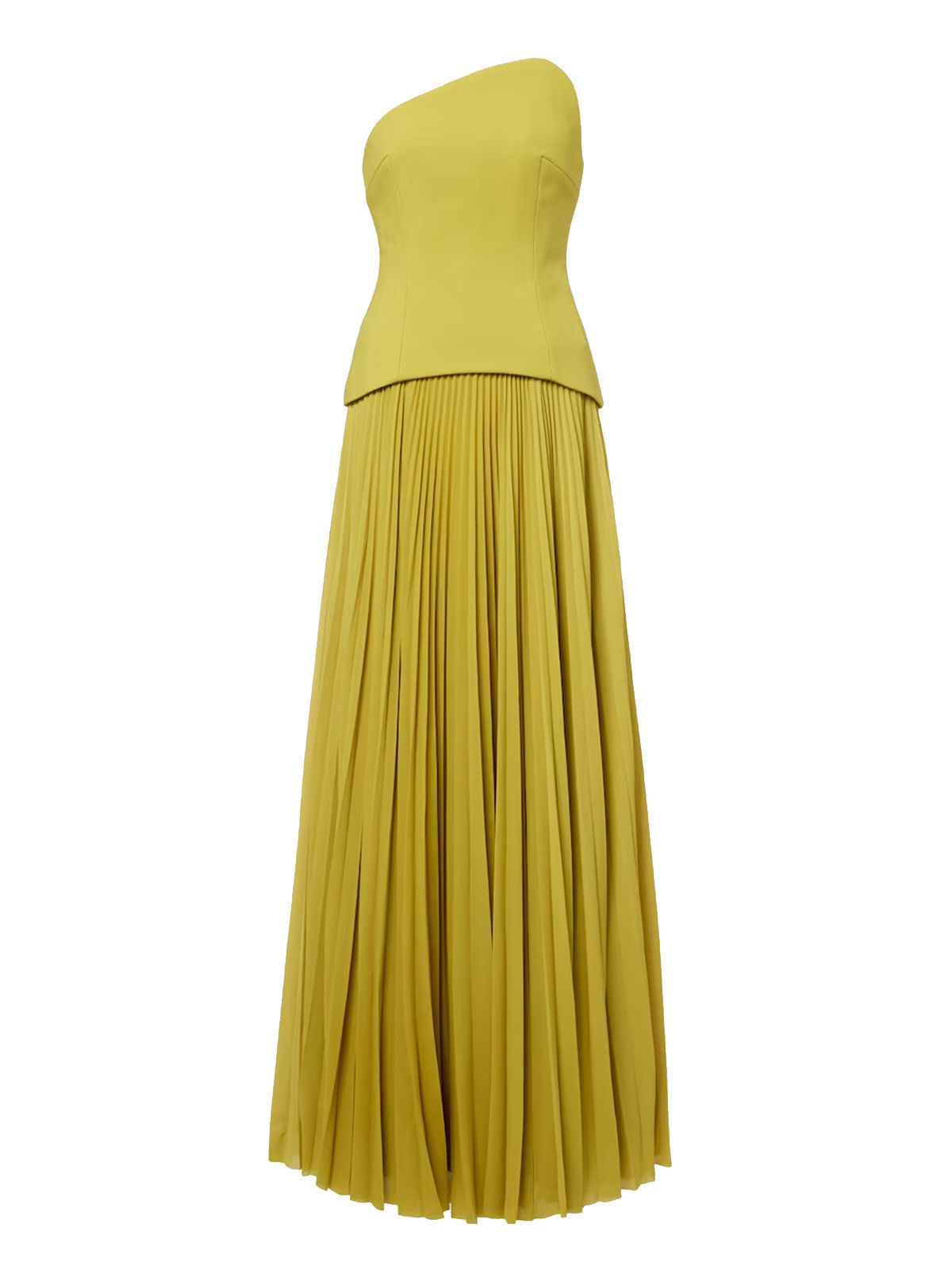 BRITT MAXI DRESS #CHARTREUSE 318 SOLACE LONDON Dress OS44017
