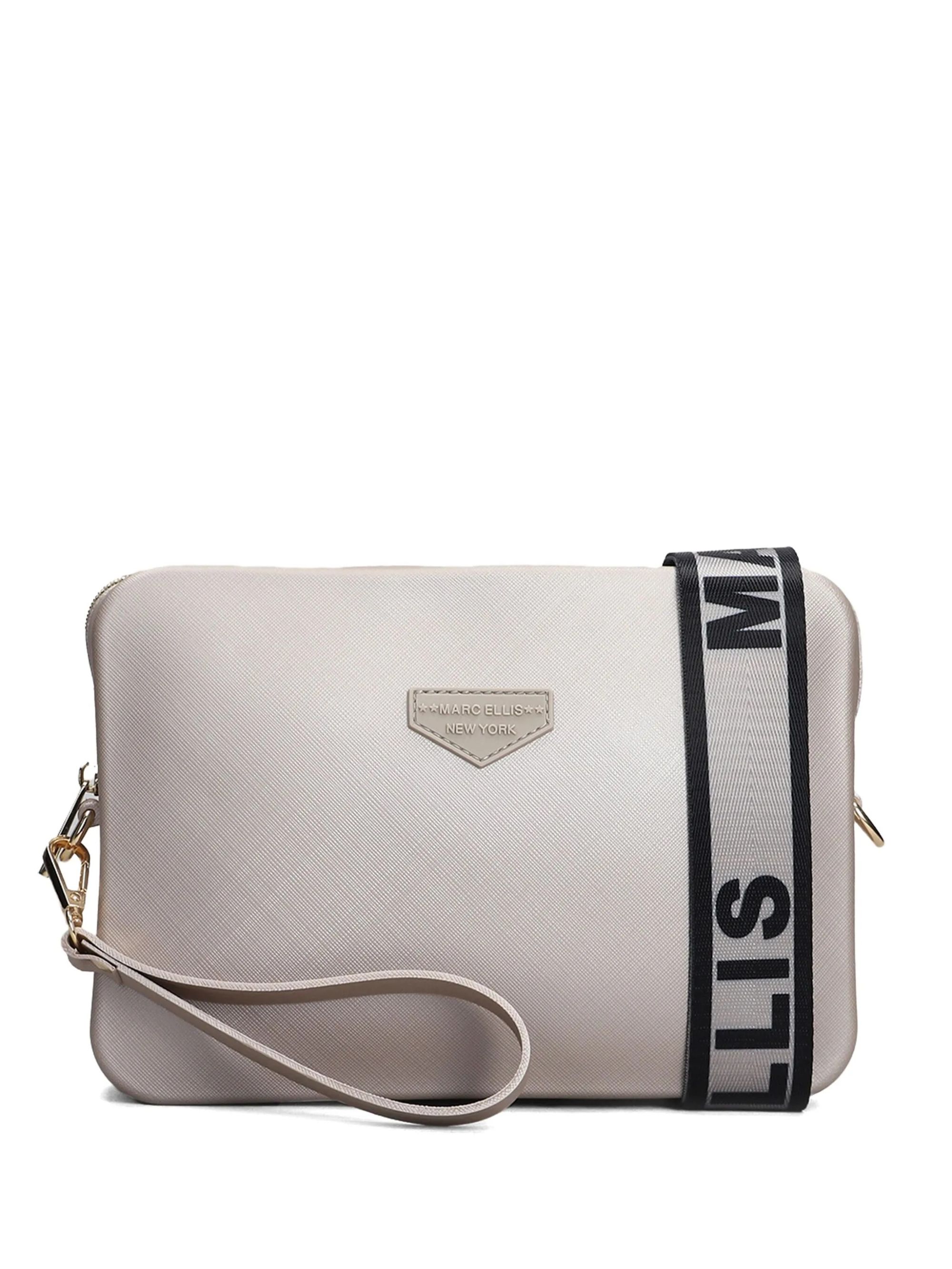 HANDBAG #SILVER / SILVER MARC ELLIS Borse FLAT FLOWE 26