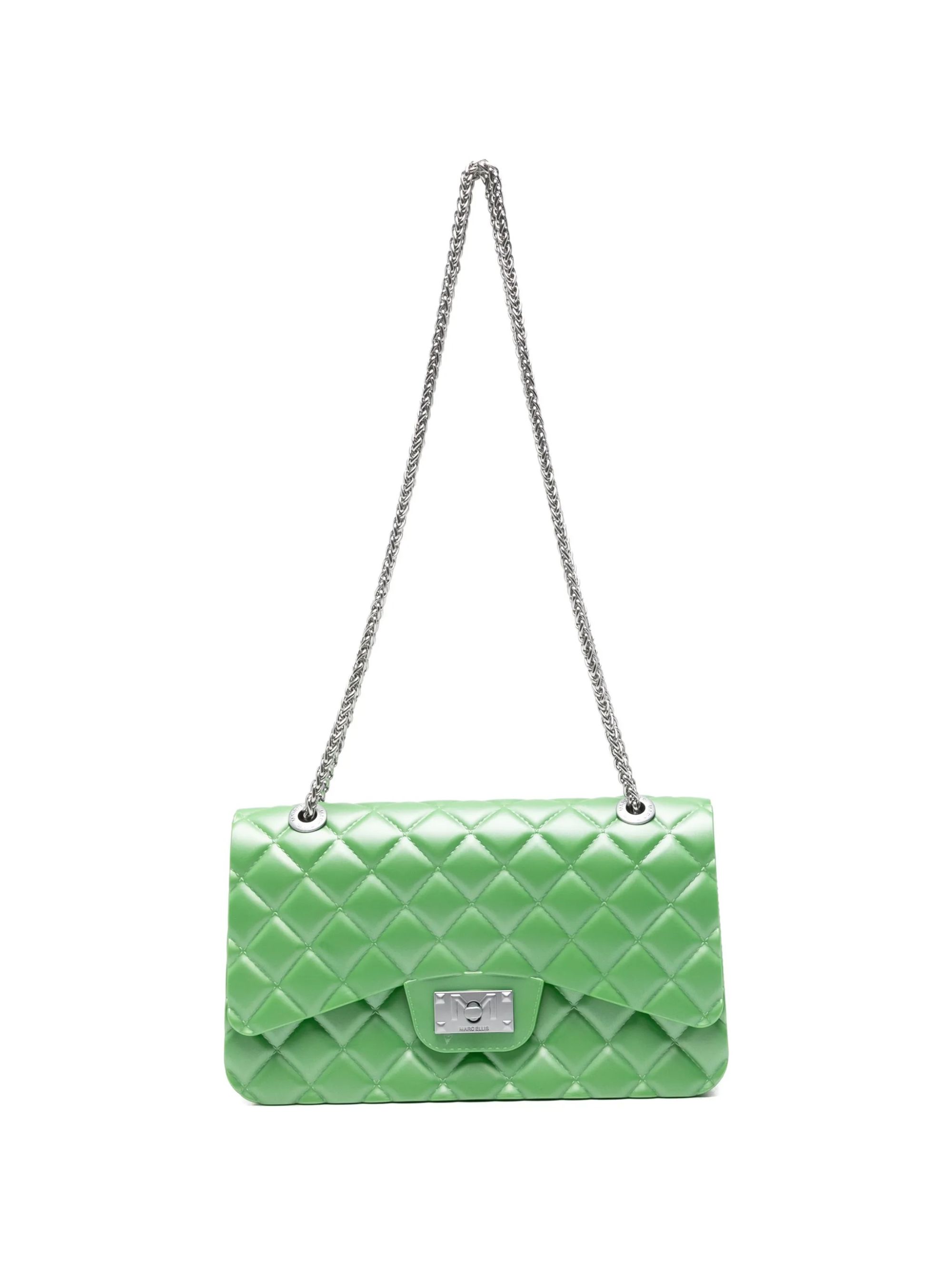BORSA #VIBRANT GREEN / STEEL MARC ELLIS Borse FLAT FALCON M 26