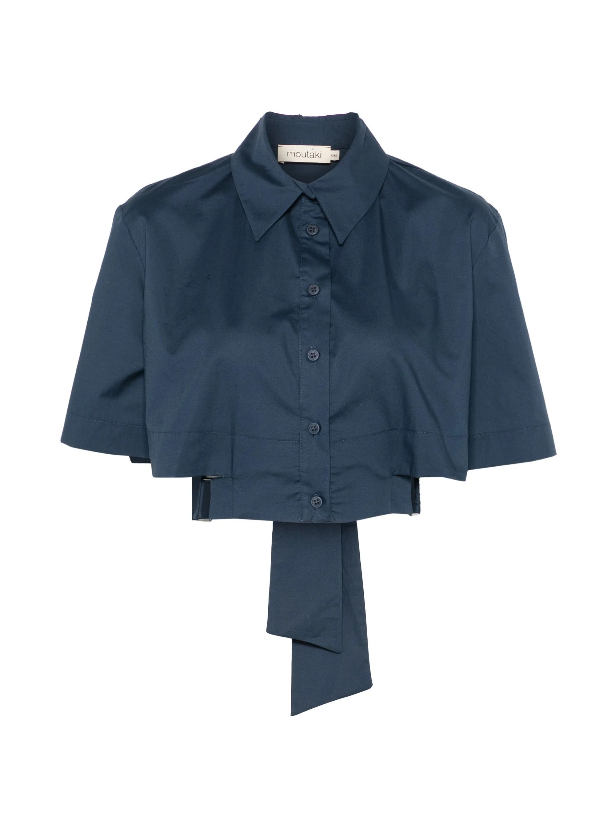 WRAP SHIRT #NAVY MOUTAKI Camicie 26 09 22