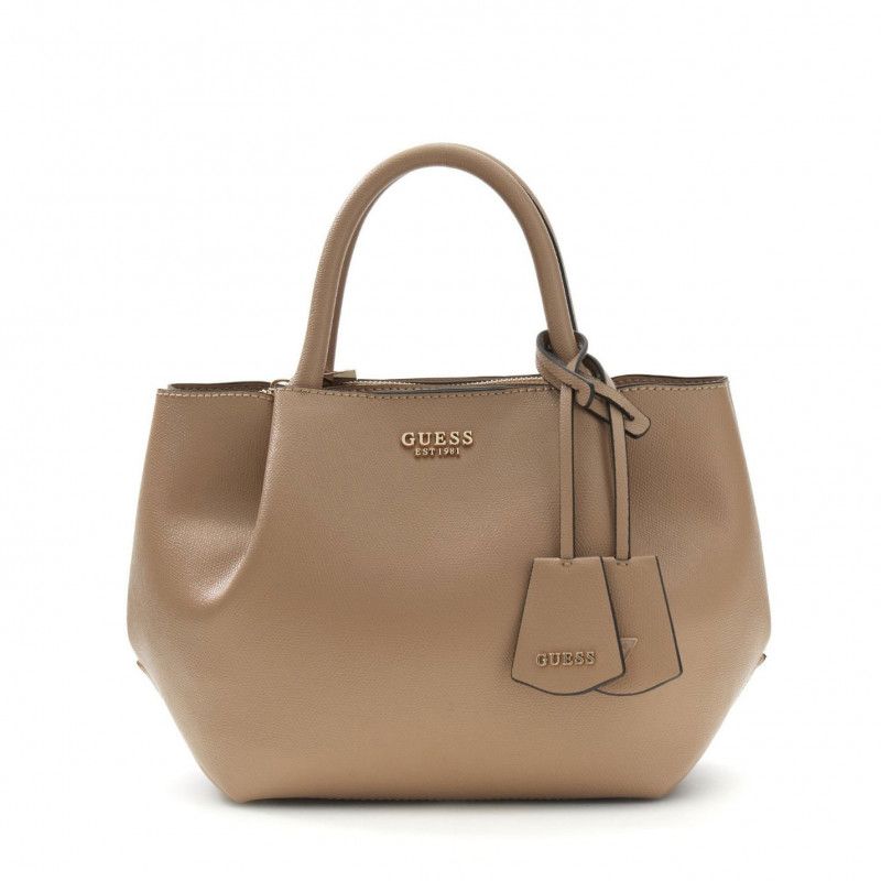 AMORETTE GIRLFRIEND SATCHEL #BEIGE GUESS  Borse HWBG78 98060 BEI