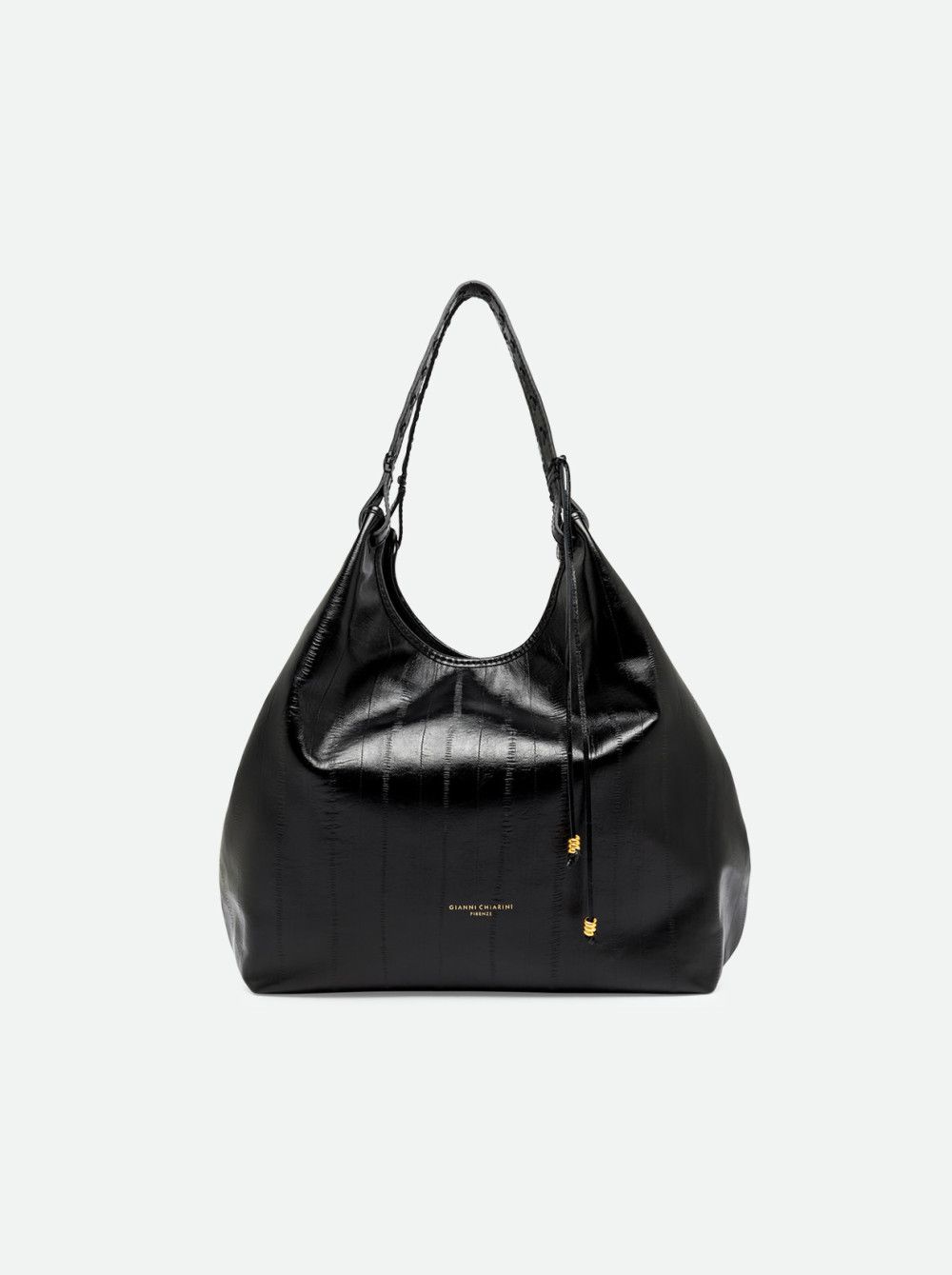 BORSA PELLE #NERO GIANNI CHIARINI Borse BS 12680 EEL-PSLY