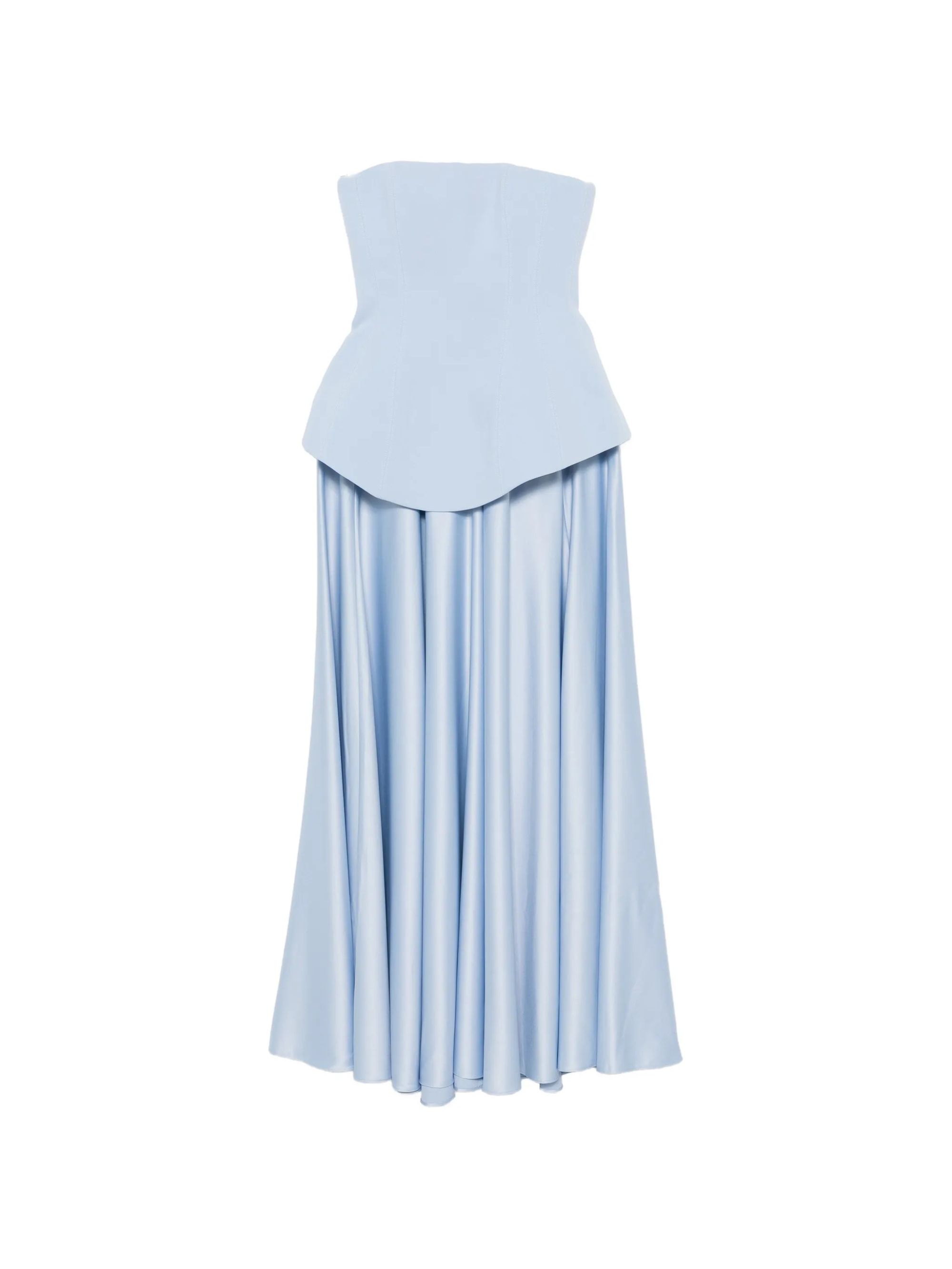 ORIANA MAXI DRESS #LIGHT BLUE SOLACE LONDON Vestiti OS48018