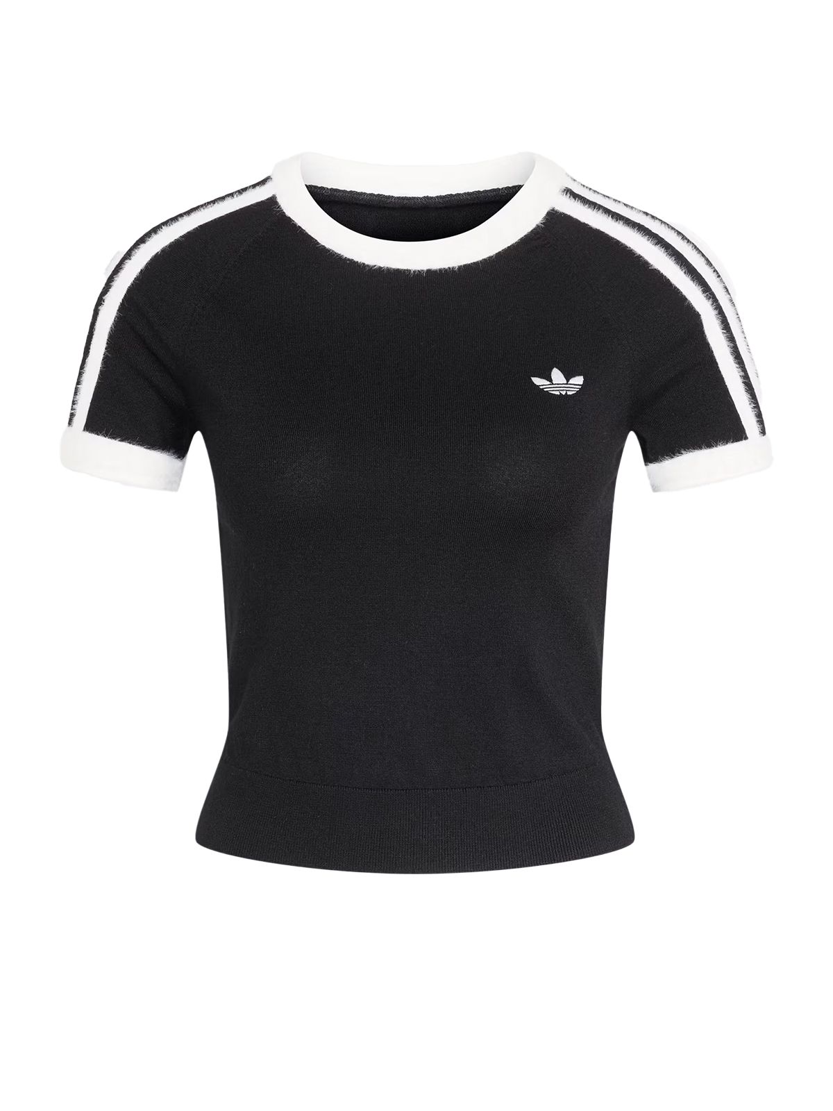 KNIT TEE #BLACK/WHITE ADIDAS ORIGINALS T-shirt KS7375