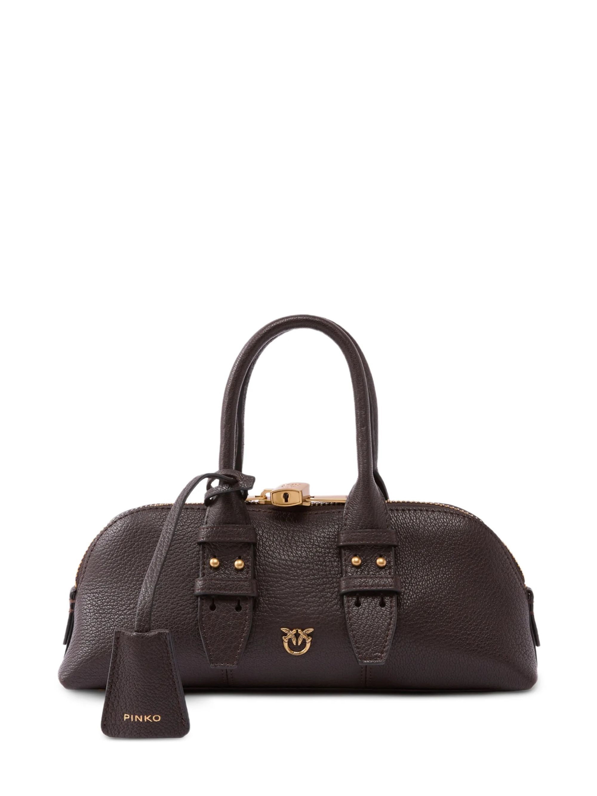 BOWLING BAG HORIZONTAL SHEEP MARRONE #M12Q PINKO Borse 105334 A3CX/M12Q