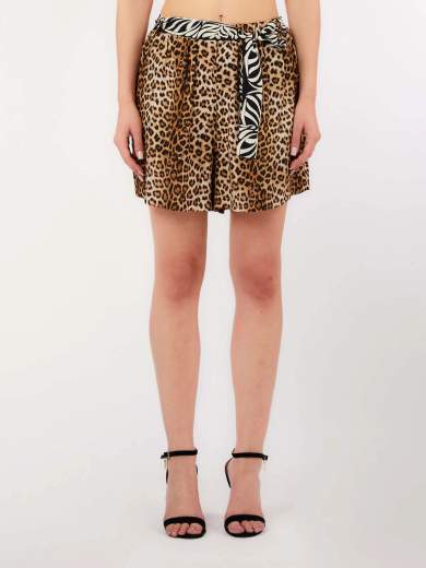 ECS PANT. SHORT ST.ALL OVER ANIMALIER #V9789 LIU JO Shorts VA6064TS123 V9789