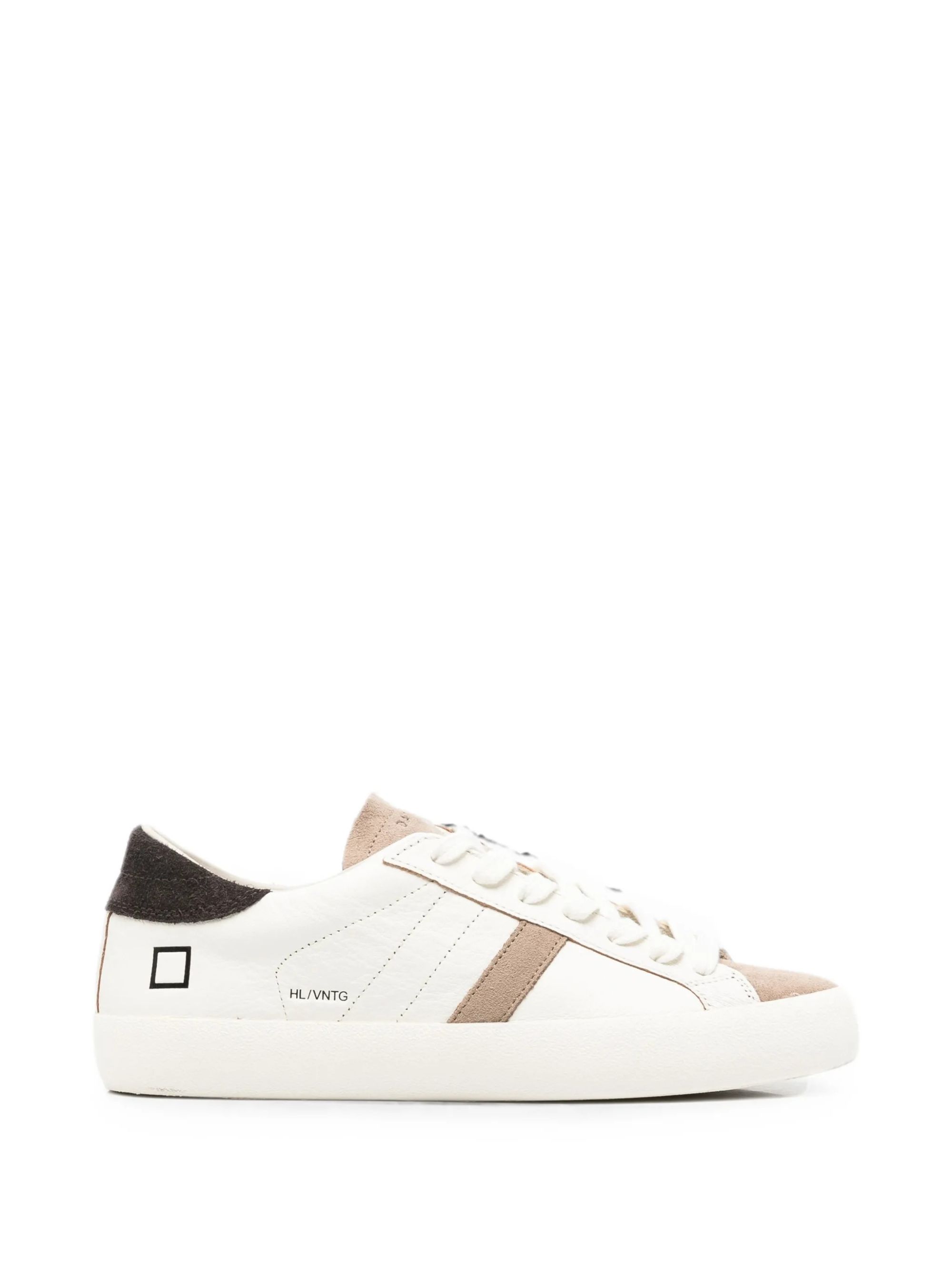HILL LOW VINTAGE #WHITE-BROWN D.A.T.E. Scarpe M451 HL VN WN