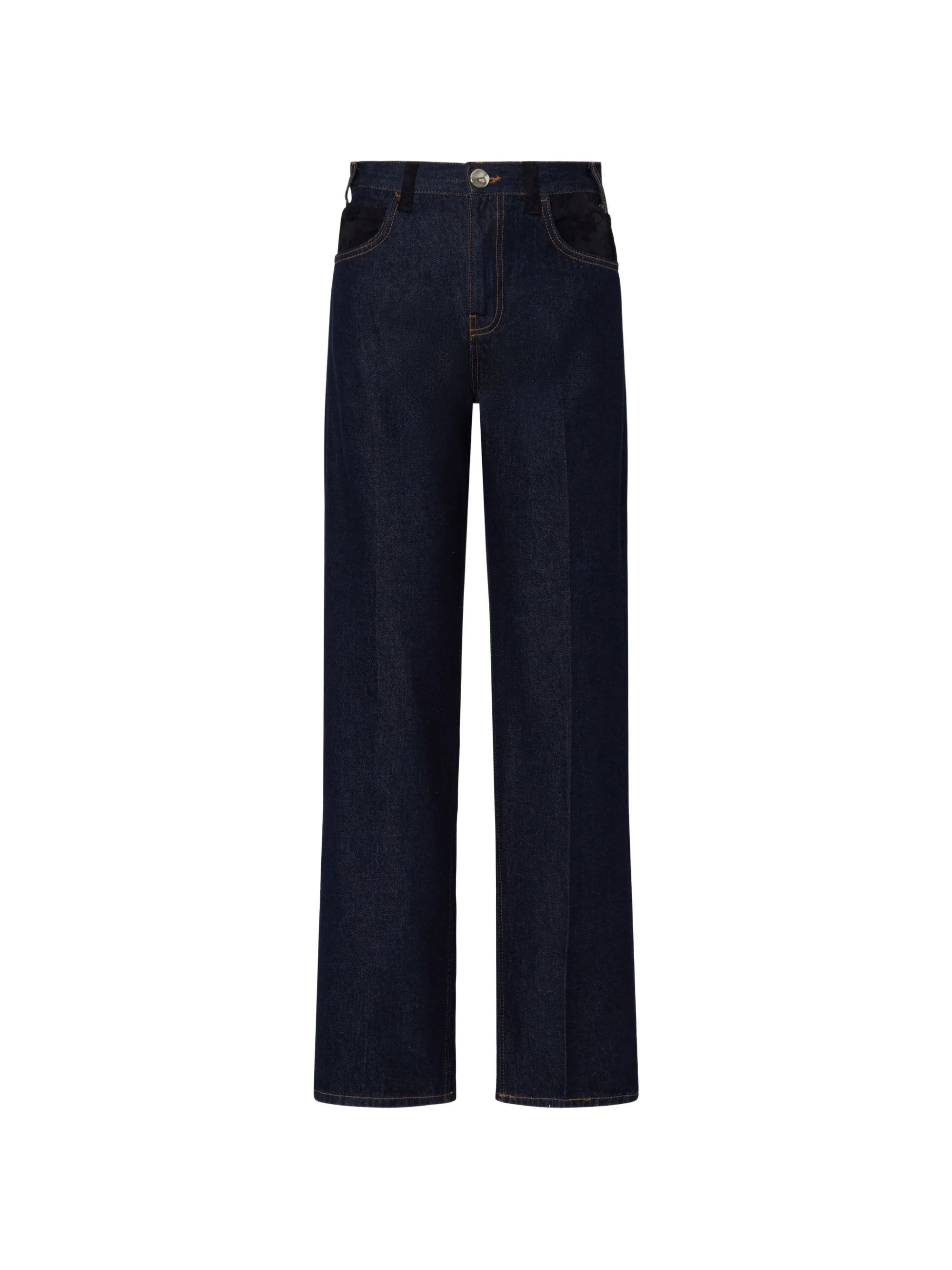 DENIM LUNGO C/TESSUTO NORMAL WASH #77000 LIU JO Pantaloni PF6053D0283 77000