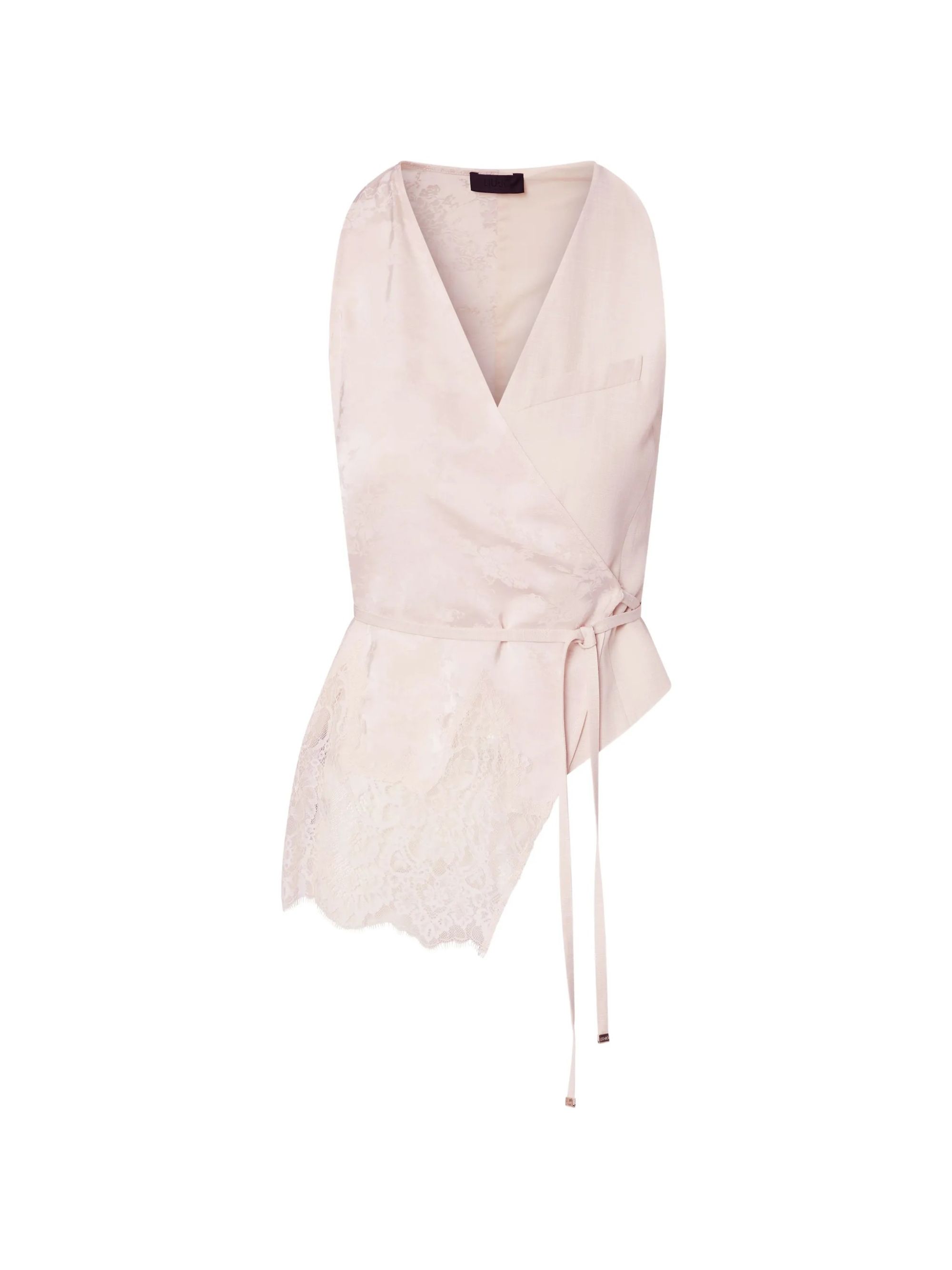 ECS GILET C/PIZZO PANNA CREAMY #X0793 LIU JO Capispalla PF6054TS96A X0793