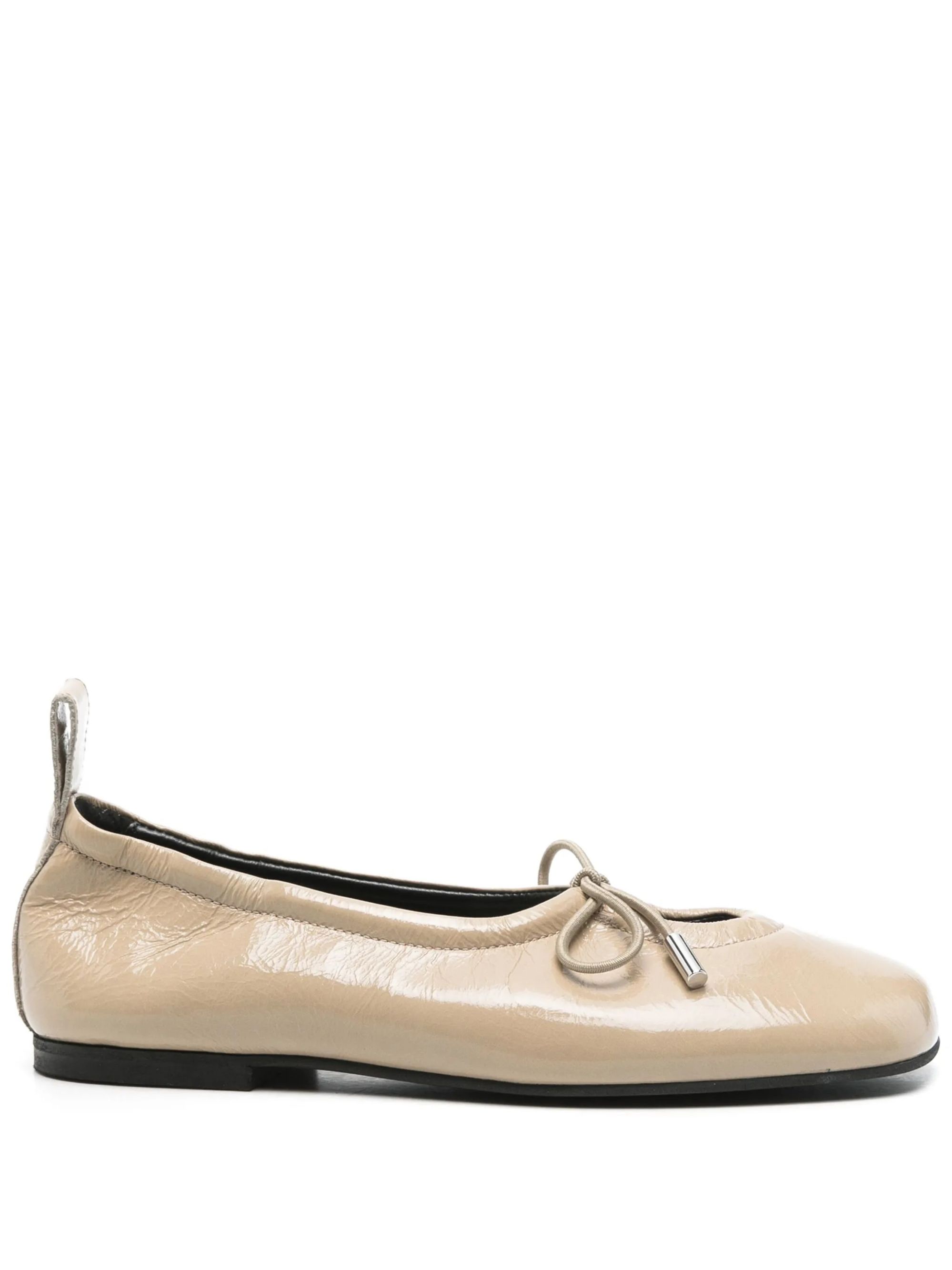 ROSALIND LEATHER PATENT #BROWN ALOHAS Scarpe S100776-08