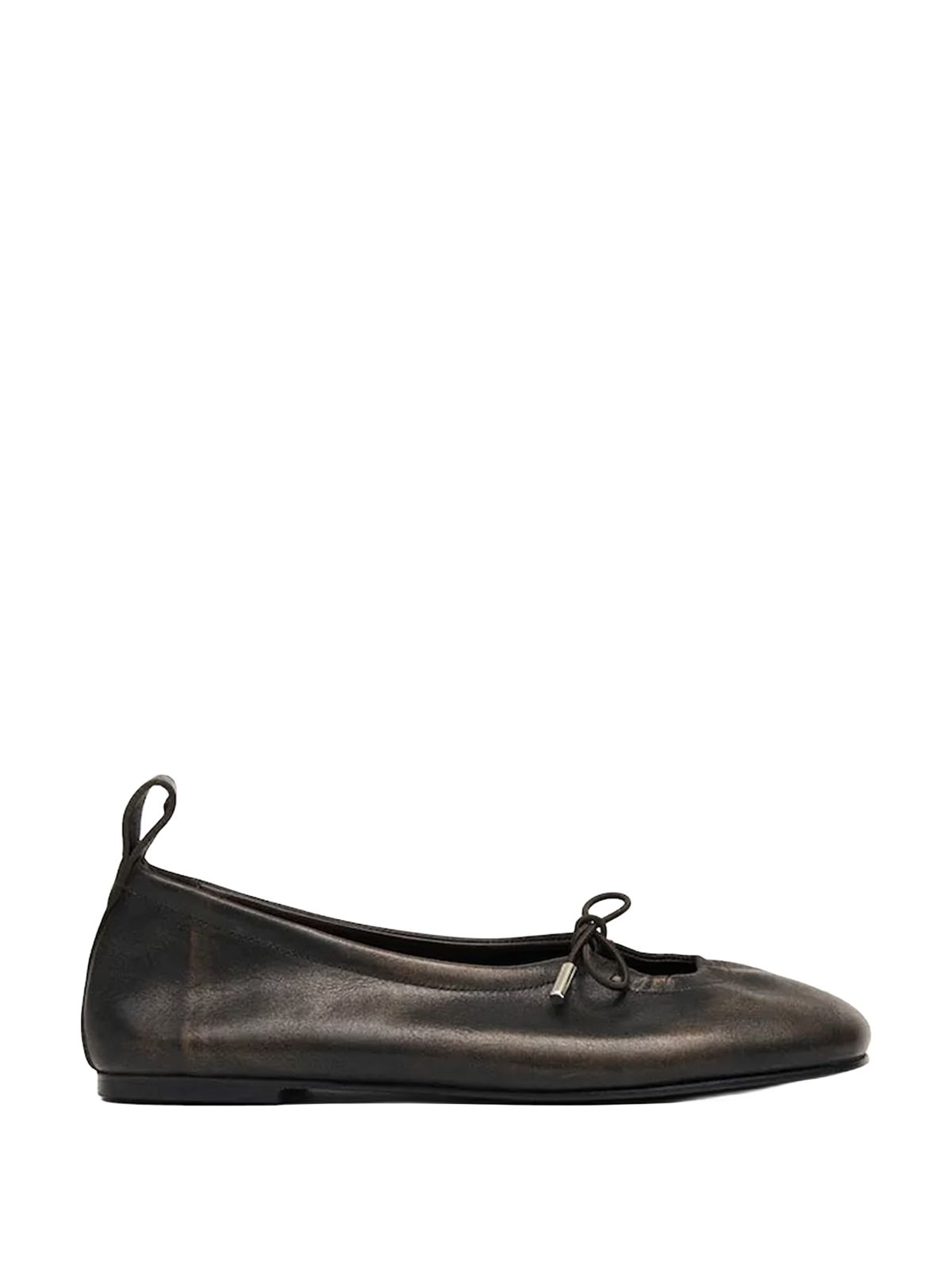 ROSALIND BALLET FLATS LEATHER #BROWN ALOHAS Scarpe S101318-01