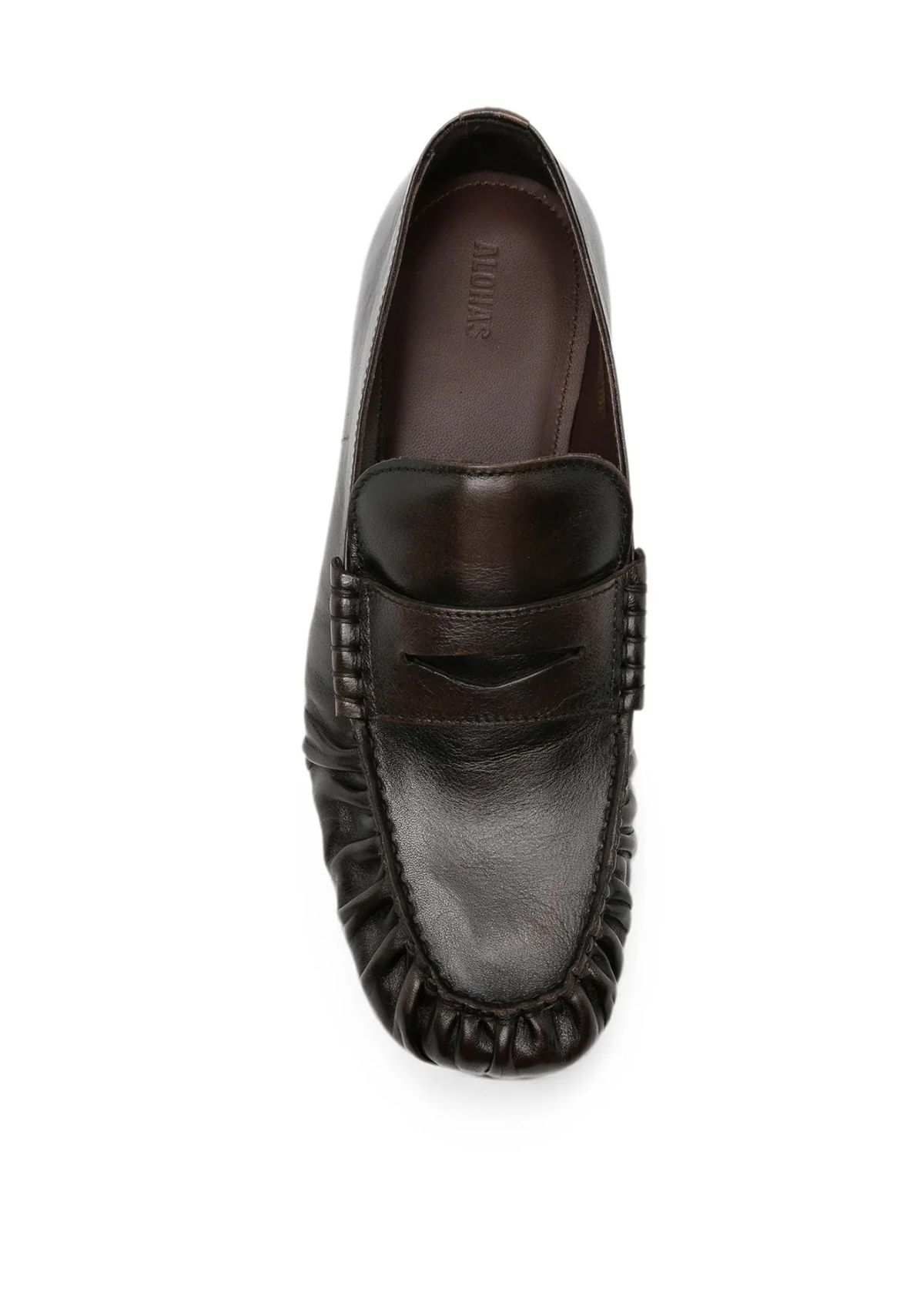 AVEN VINTAGE LEATHER #BROWN ALOHAS Scarpe S101406-01
