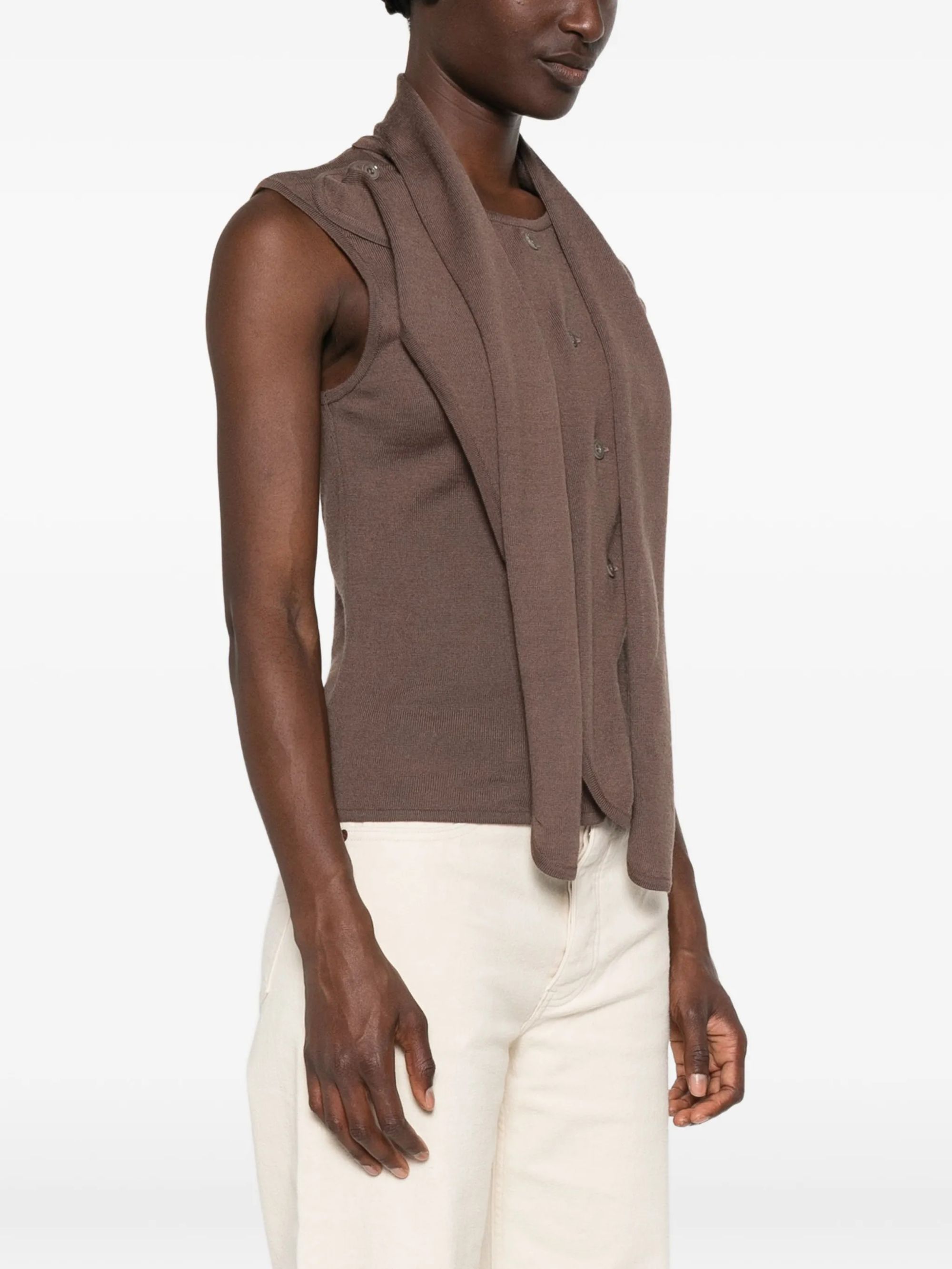 ASYMMETRICAL VEST #BR310 LEMAIRE Vestiti P00053 LK1063