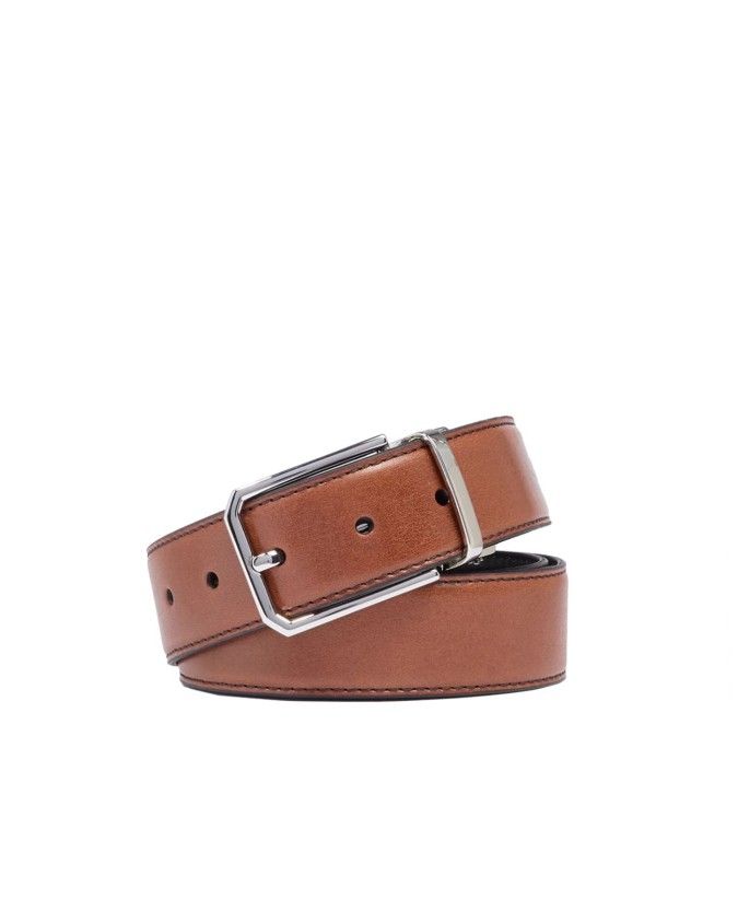 CINTURA UOMO REV H 3,5 MARRONE/NERO #6V THE BRIDGE Accessori 03450401
