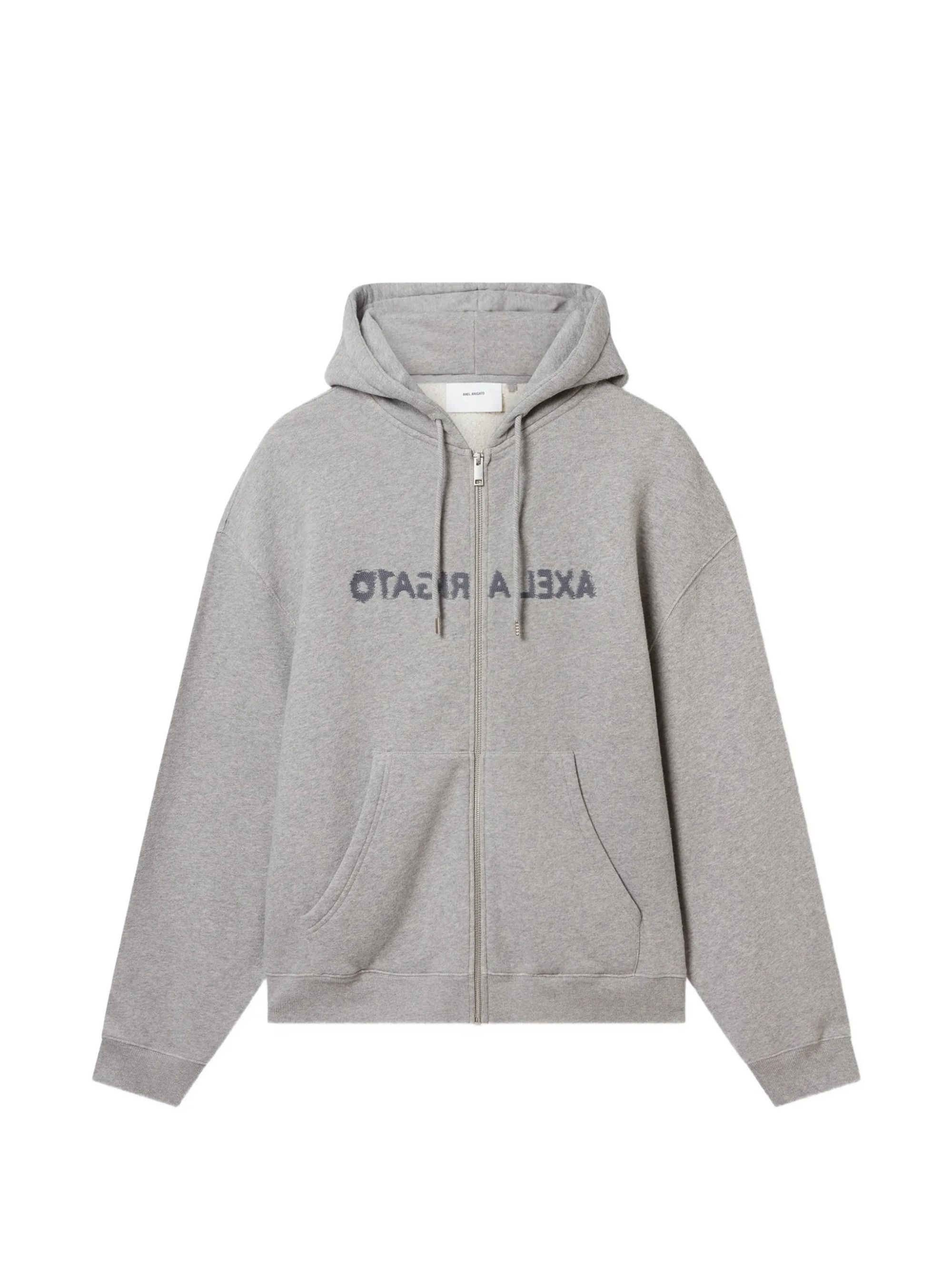 RHYS ZIP THRU HOODIE #GREY MELANGE AXEL ARIGATO Sweater A4223002