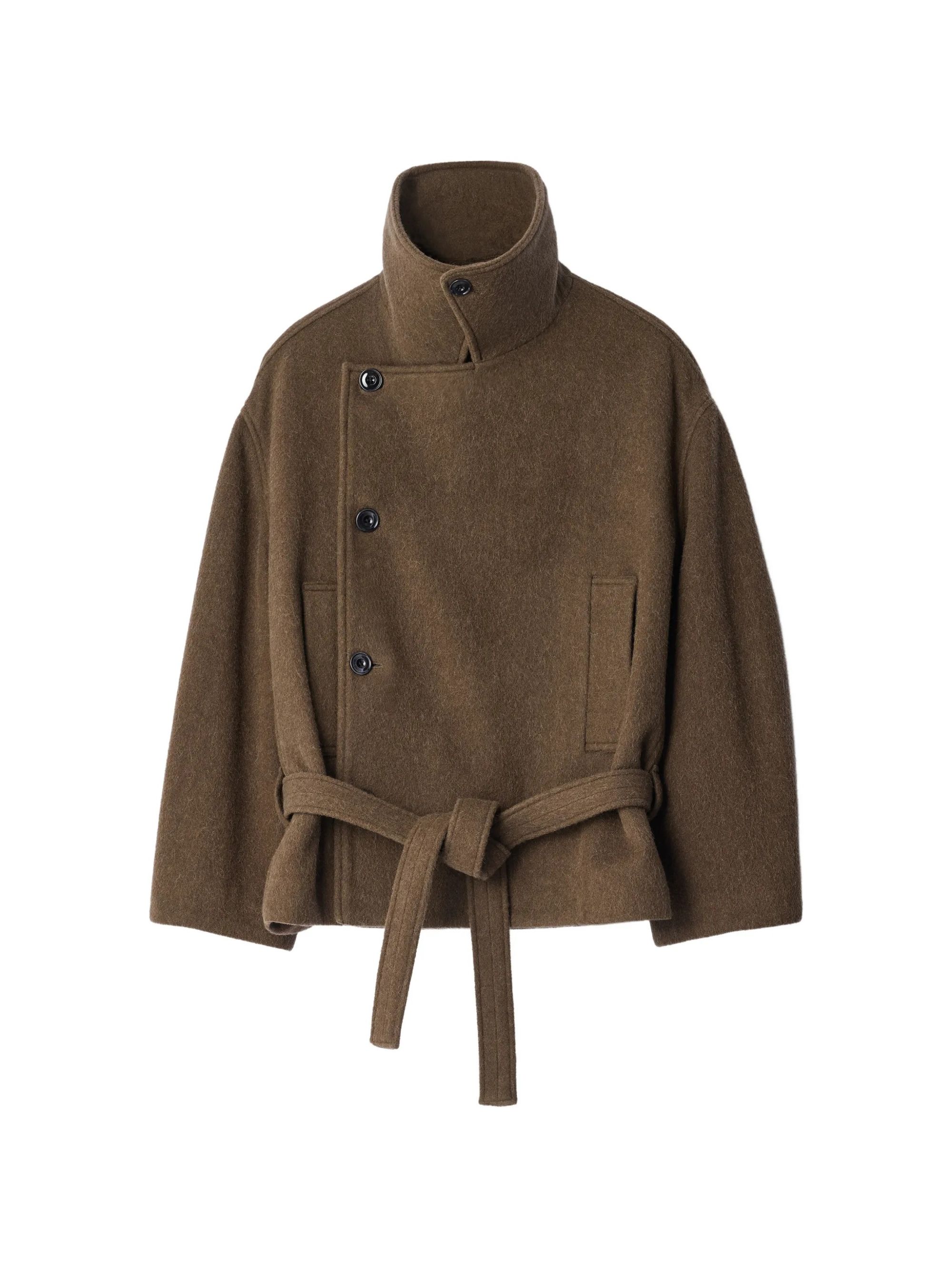 SHORT WRAP COAT #GR704 LEMAIRE Capispalla CO1165 LF1700