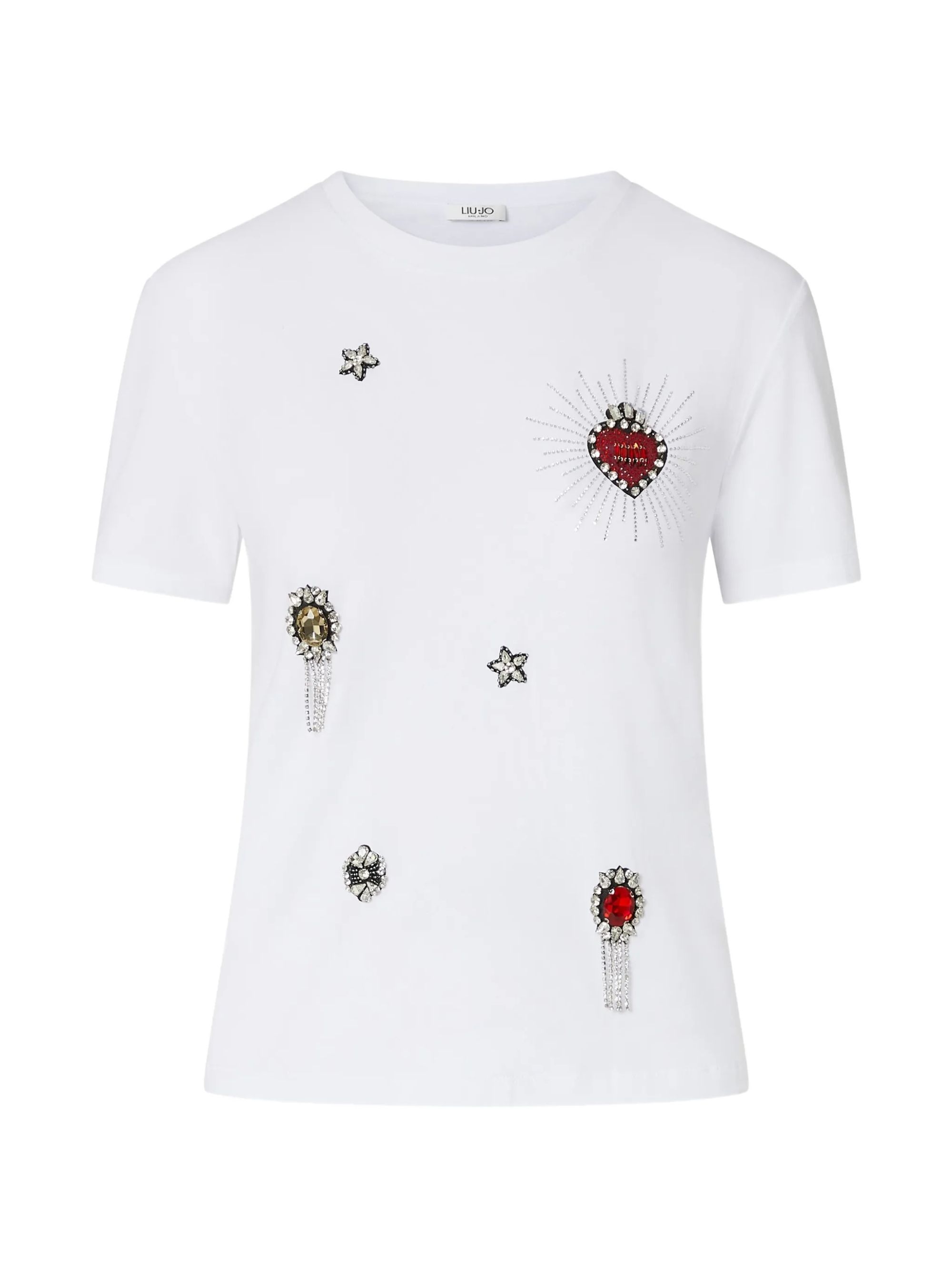 ECS T-SHIRT REGULAR FIT BIANCO #L9437 LIU JO T-shirt WF6324J0088 L9437