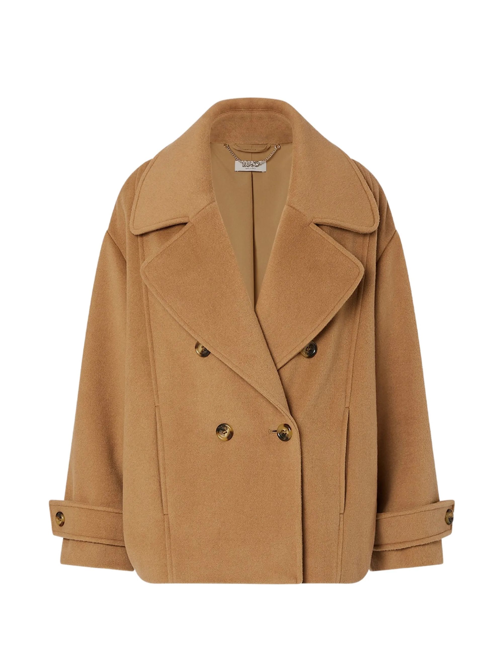 CAPPOTTO CORTO DOPPIO PETTO BEIGE #X0135 LIU JO Capispalla WF6243T722A X0135