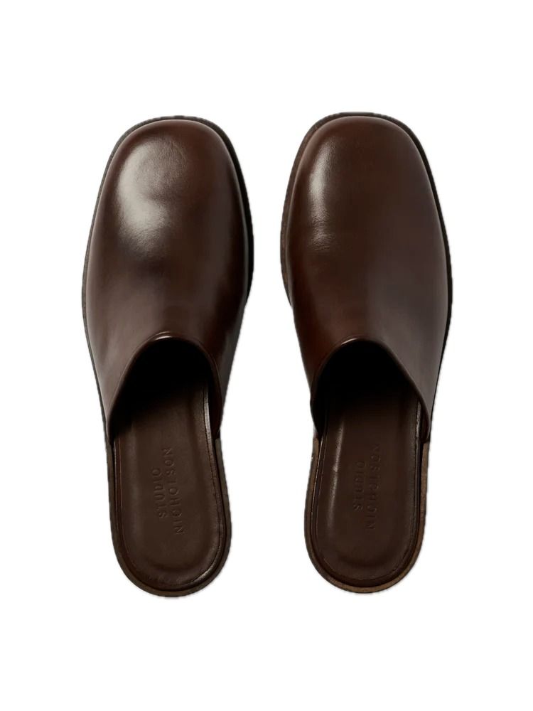 SQUARE TOE MULE #COCOA STUDIO NICHOLSON Shoes BARLOW SNM 1526