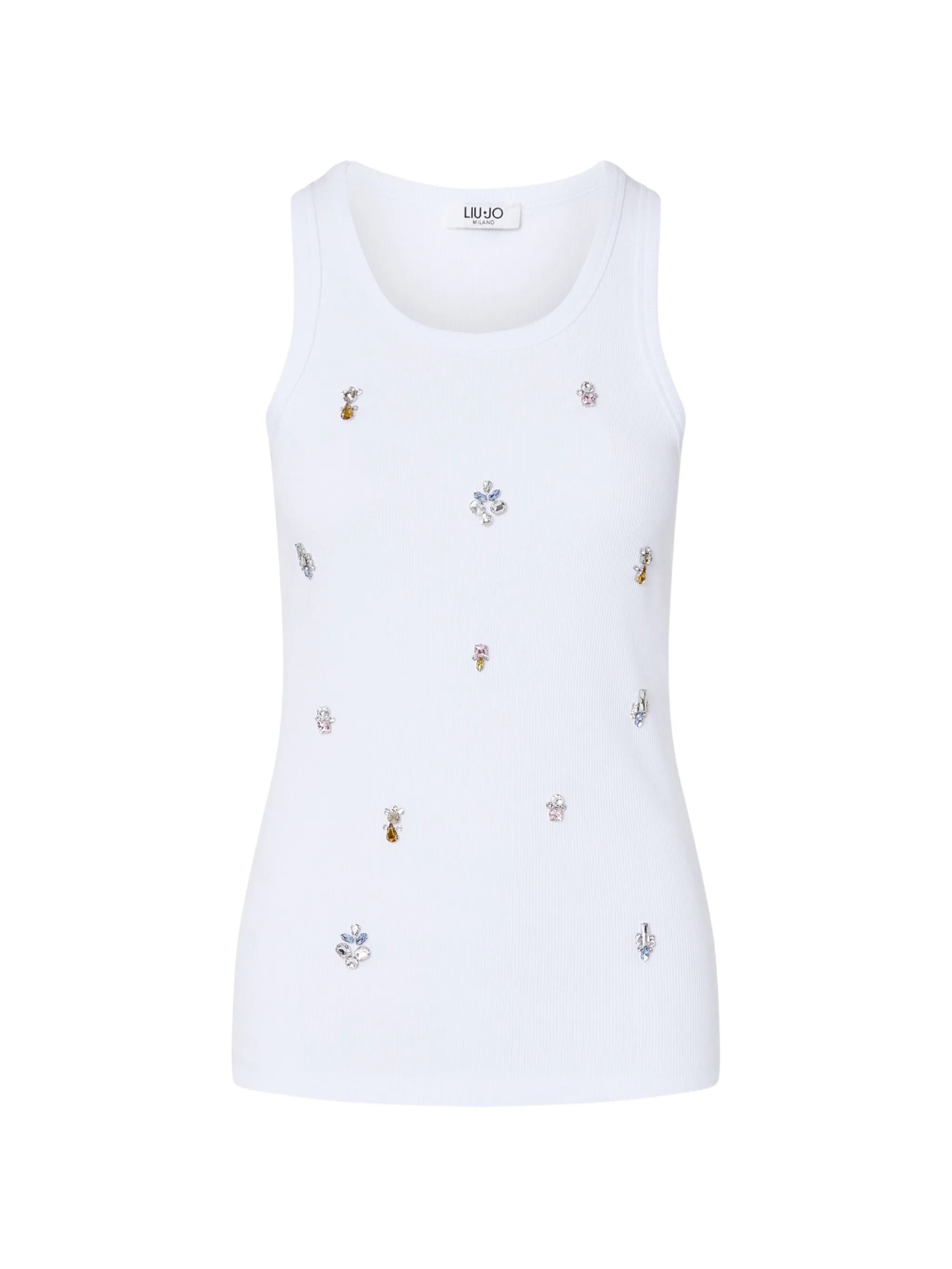 TANK TOP COSTINA WHITE #L9373 LIU JO Top WF6408J4822 L9373