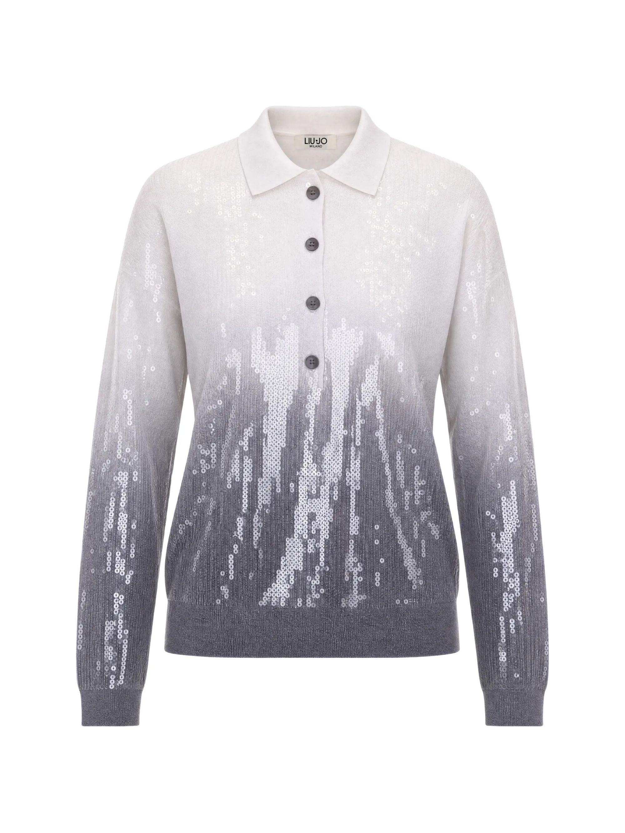 ECS MAGLIA POLO SHADED PRINT GEY #L9205 LIU JO Maglieria WF6179MS49I L9205
