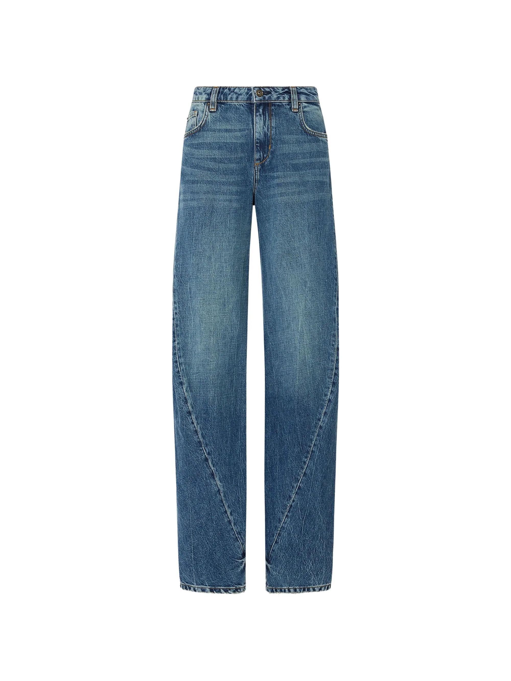 PANT.STRAIGHT ERGONOMIC REG.W.DEN.BLUE #7L138 LIU JO Pantaloni UF6233D4854 7L138