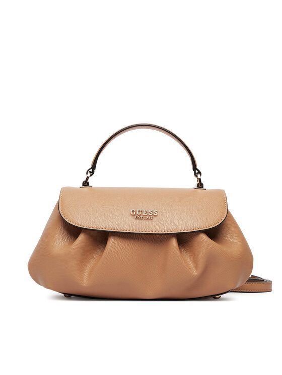 AMORETTE TOP HANDLE FLAP #BEIGE GUESS  Bags HWBG78 98190 BEI