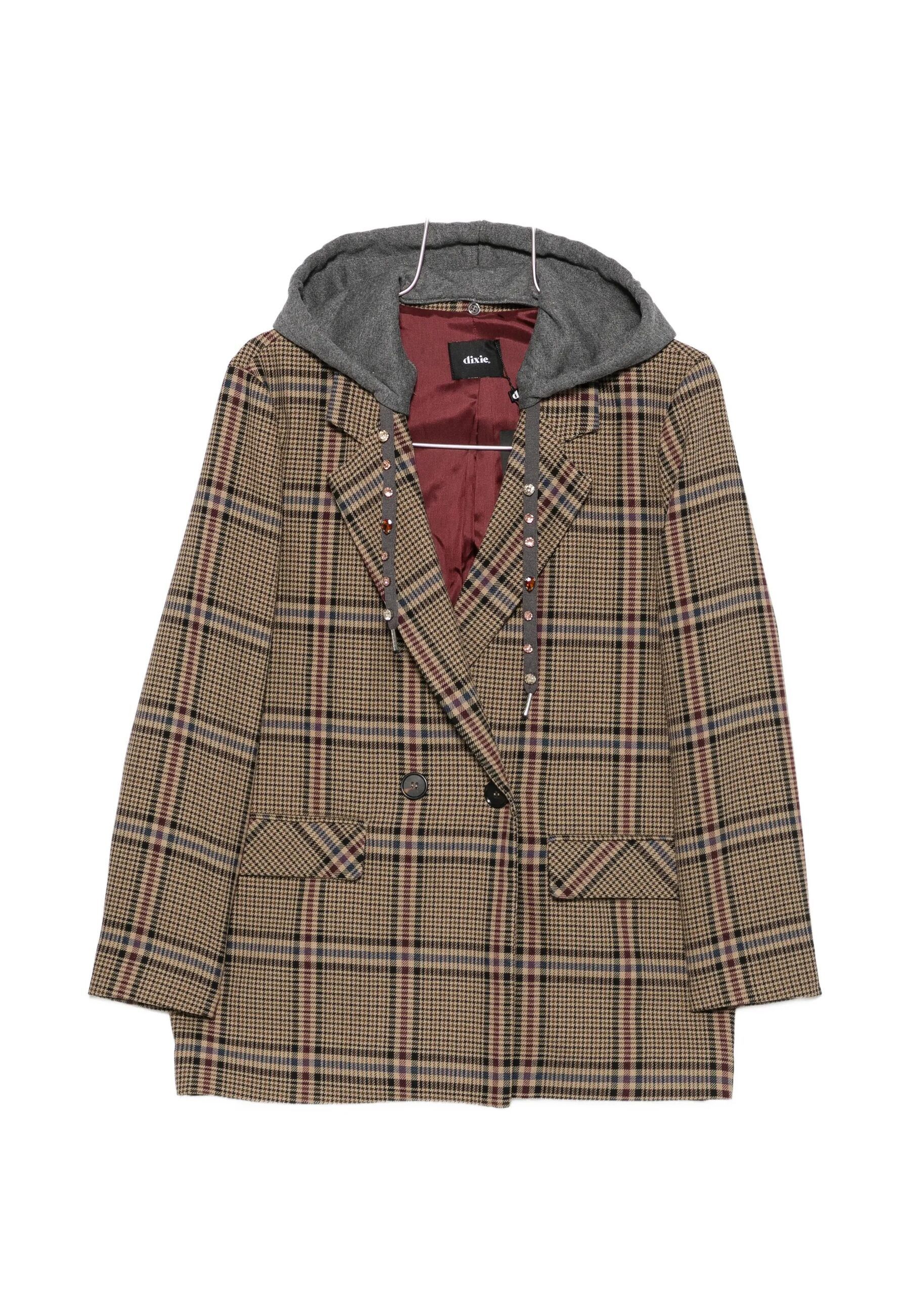 GIACCA #BORDEAUX/CAMEL DIXIE Capispalla JDBF2BNUA